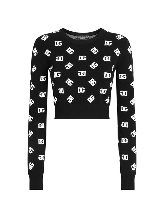 DG-logo jacquard sweater