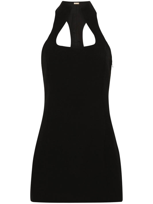 Akaia high-collar minidress