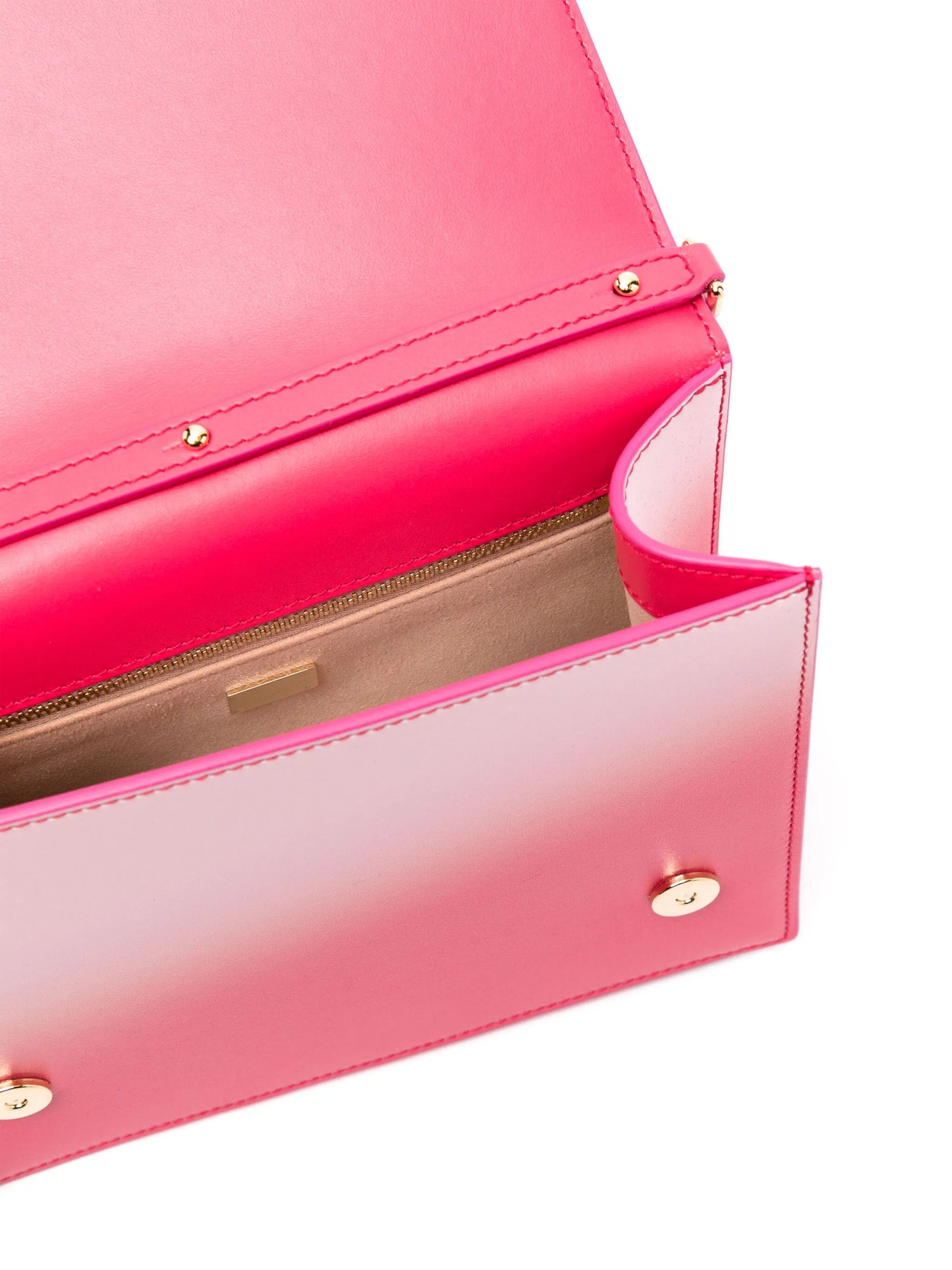 logo-embroidered leather crossbody bag