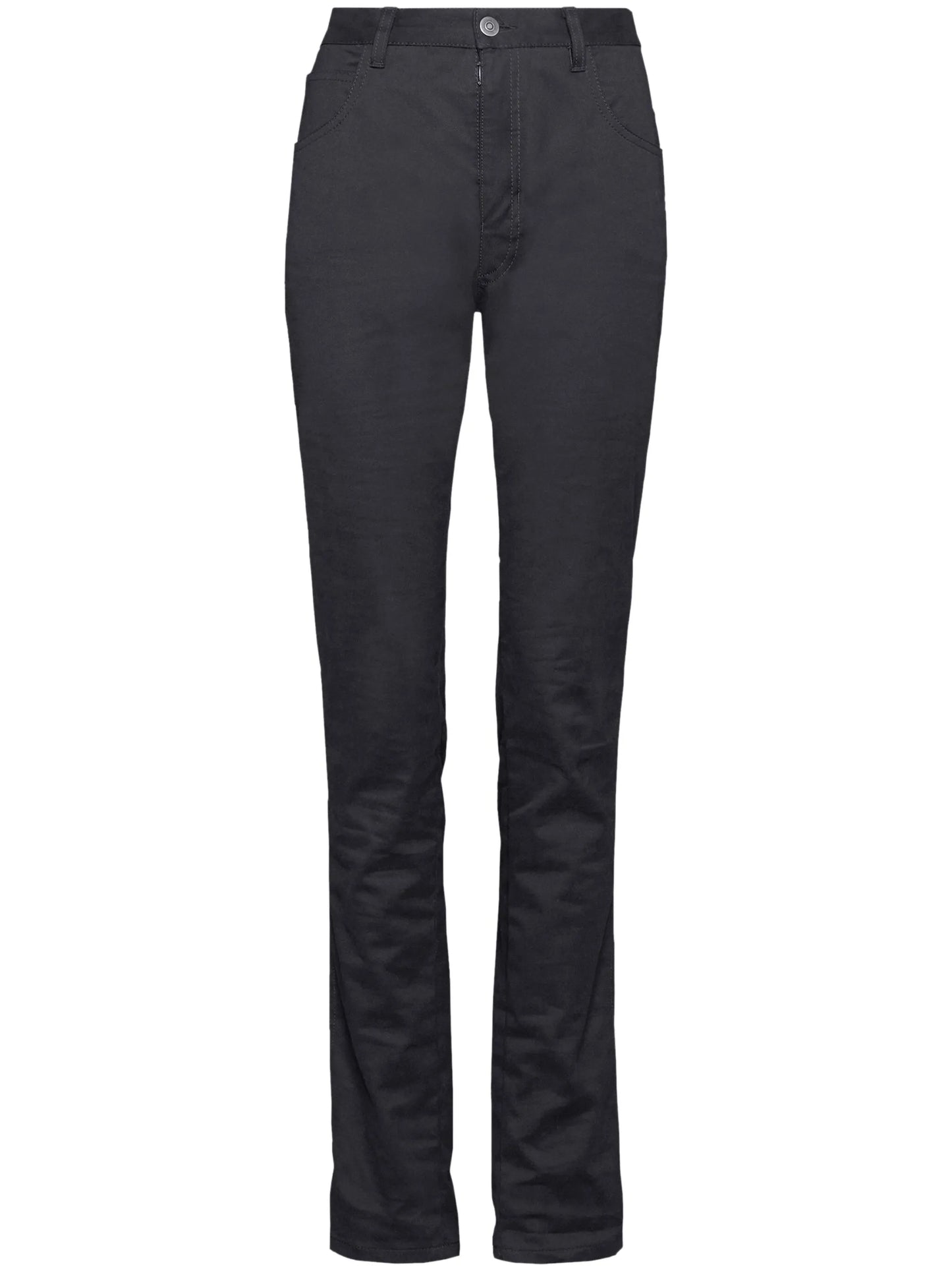 Invitation-print skinny jeans