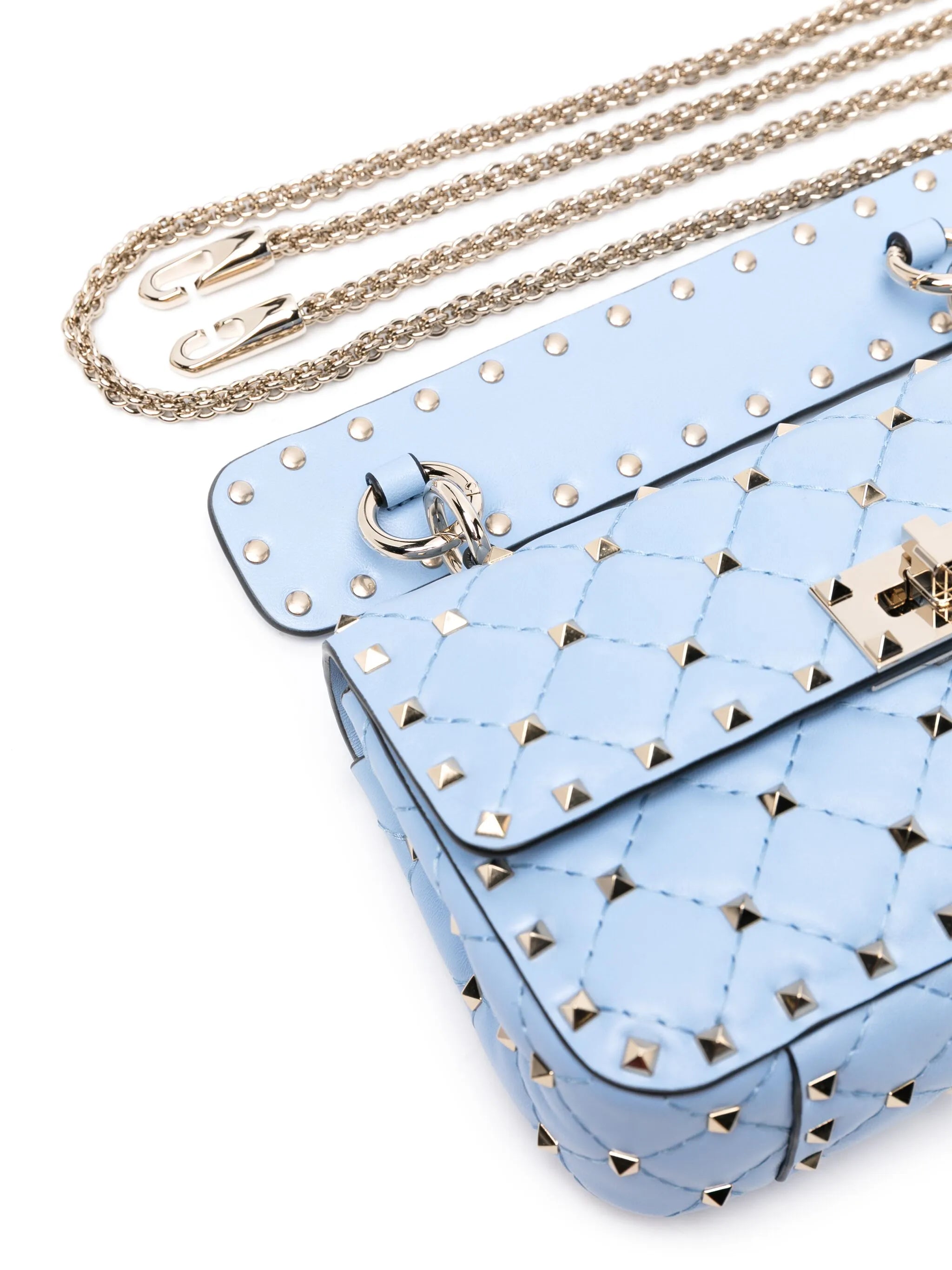 Rockstud Spike leather tote bag