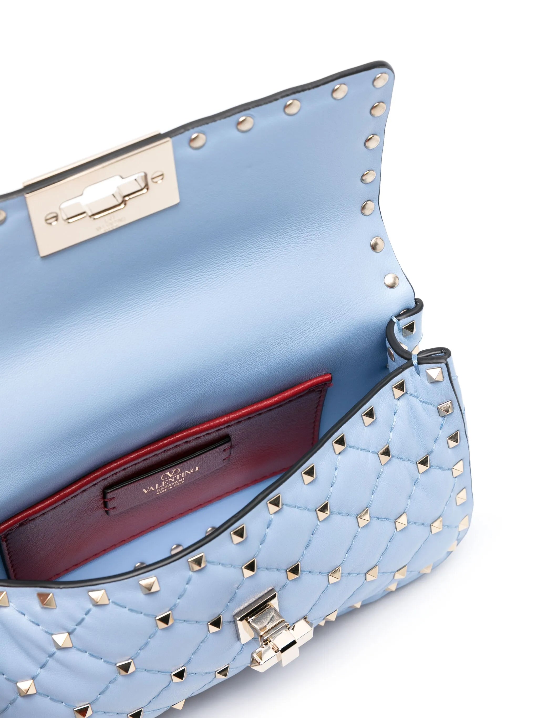 Rockstud Spike leather tote bag