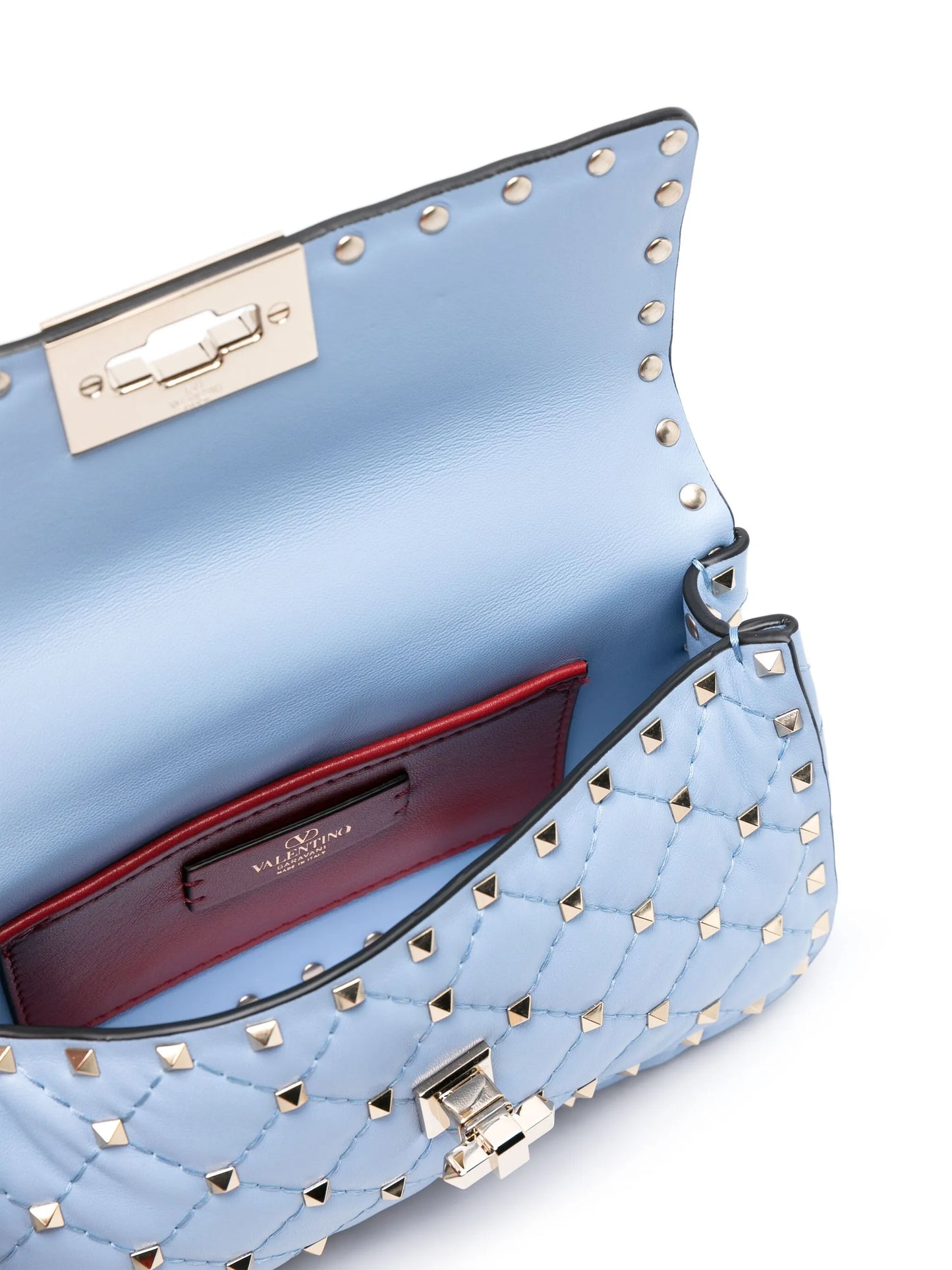 Rockstud Spike leather tote bag