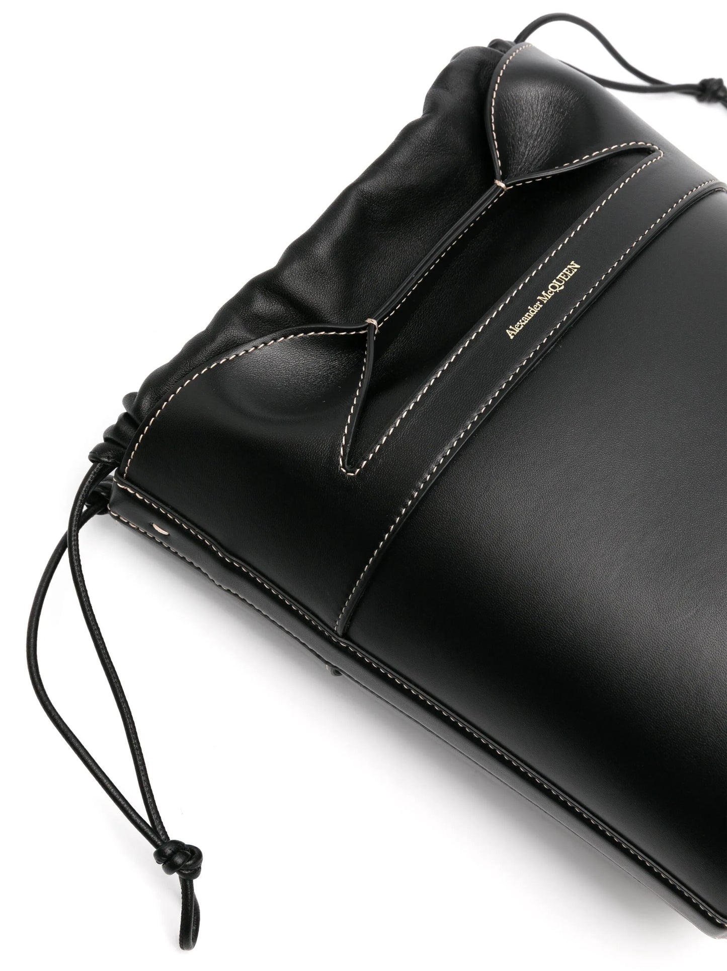 logo-stamp leather bucket bag