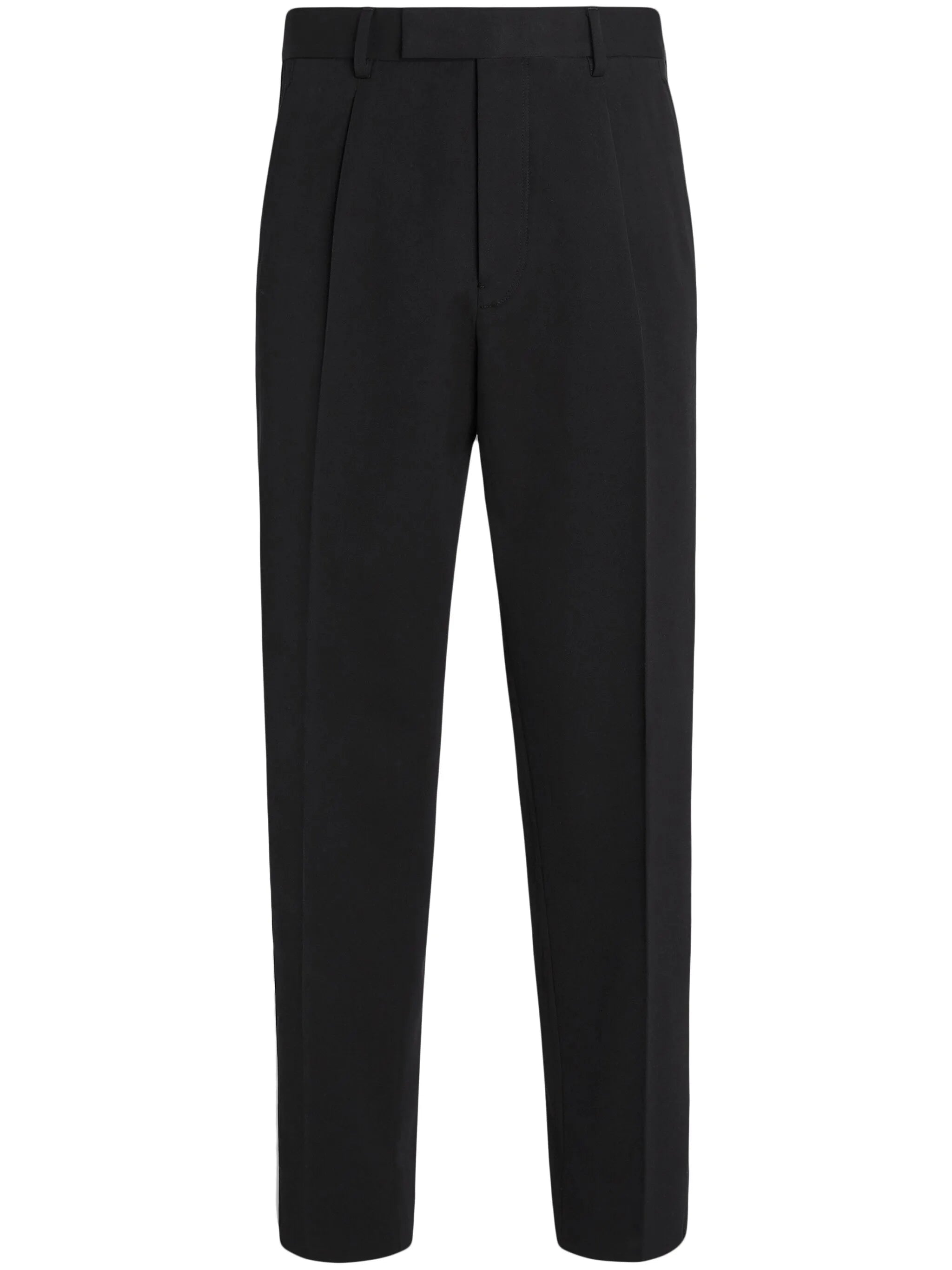 mid-rise tailored trousers