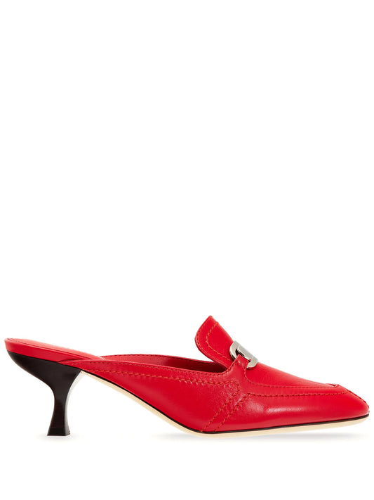 kitten-heel mules