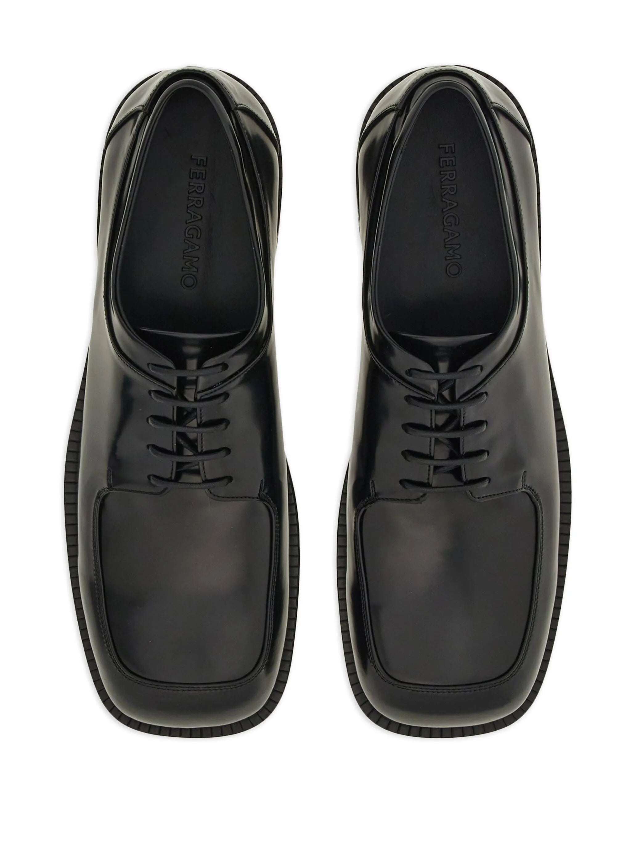 square-toe derby shoes