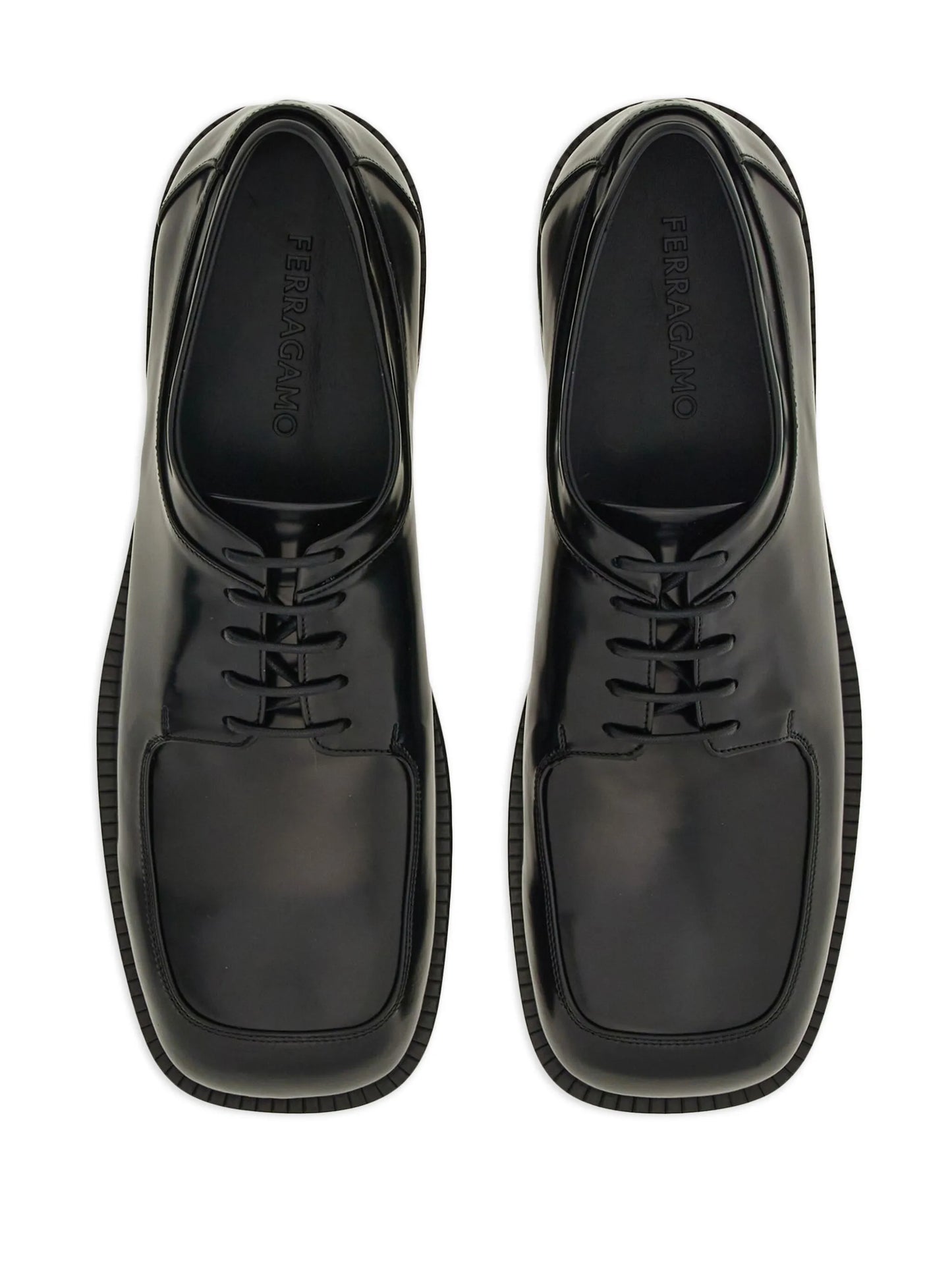 square-toe derby shoes