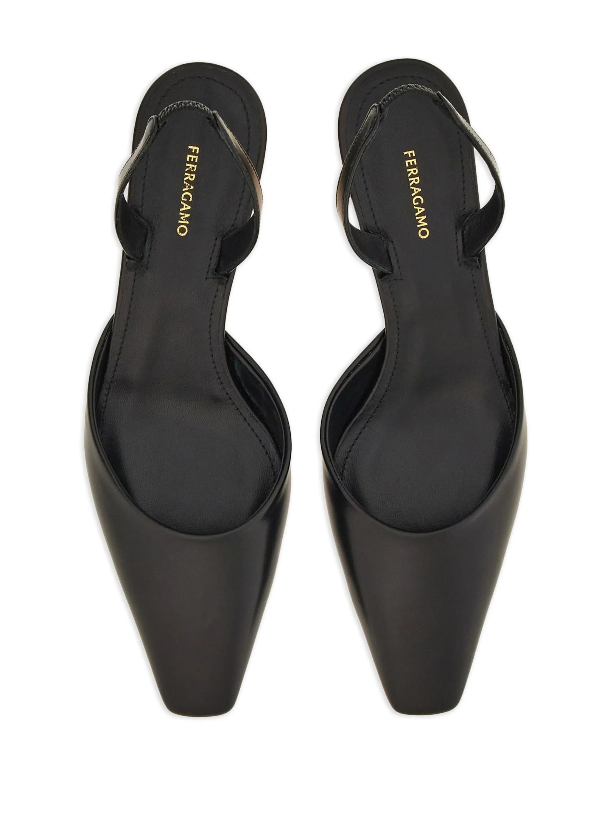 cage-heel slingback pumps