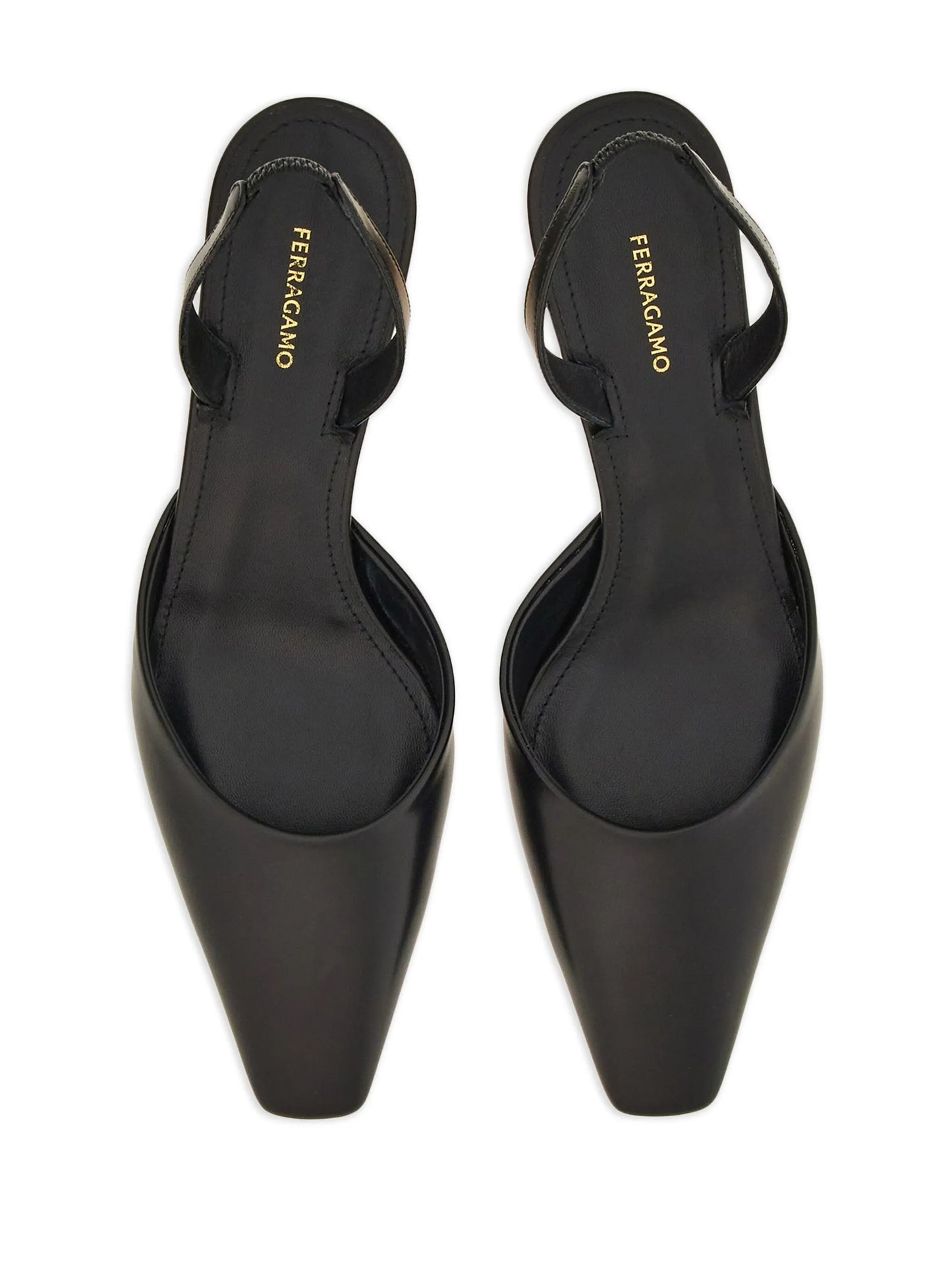 cage-heel slingback pumps