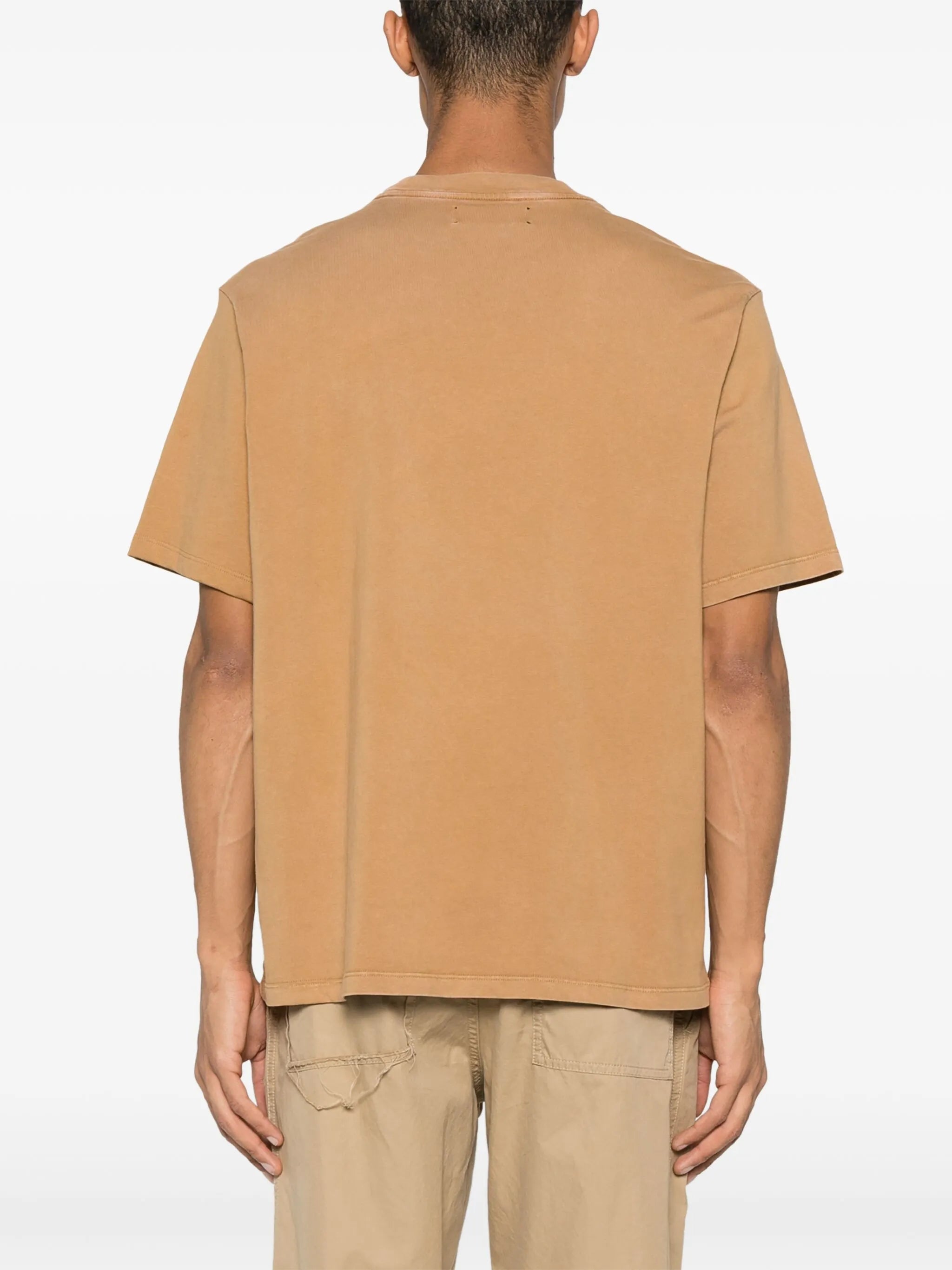 eagle-stamp cotton T-shirt