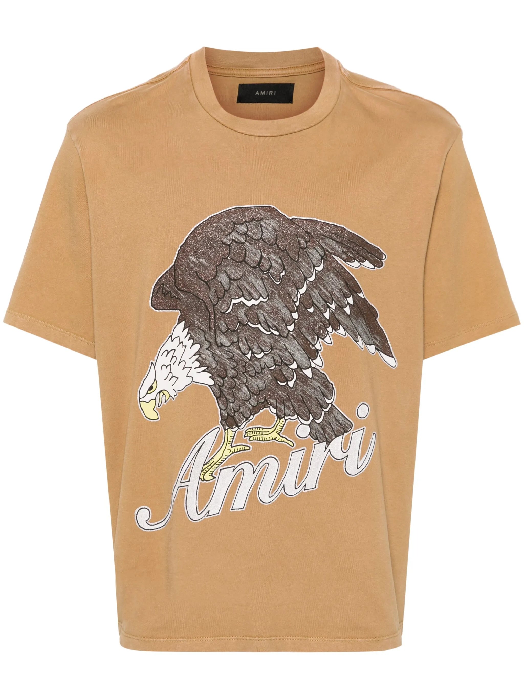 eagle-stamp cotton T-shirt