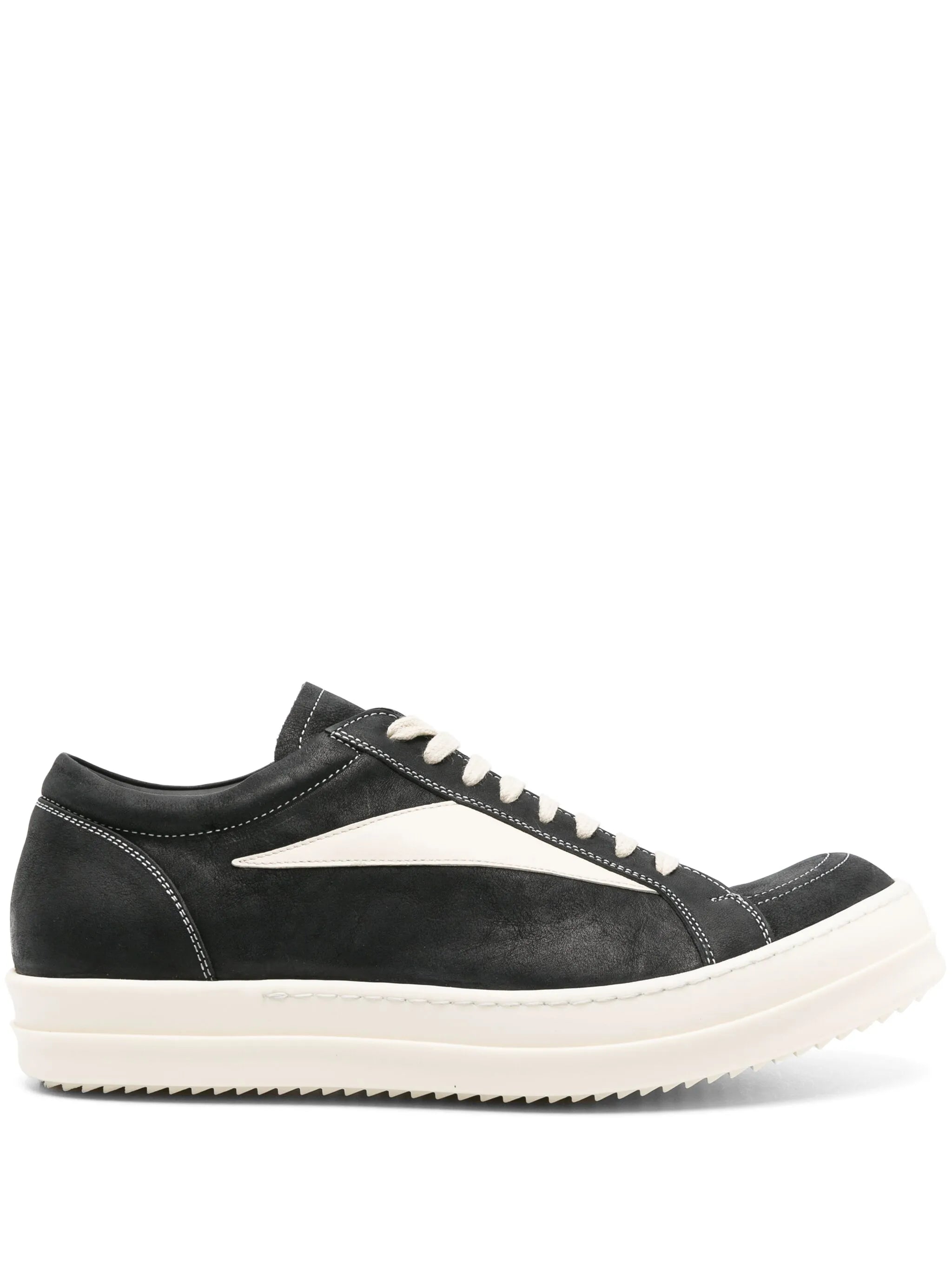 lace-up leather sneakers
