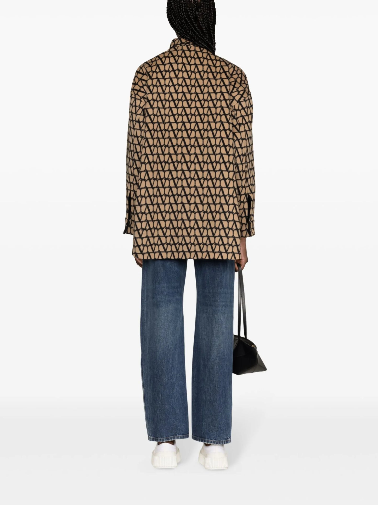 Toile Iconographe-print reversible coat