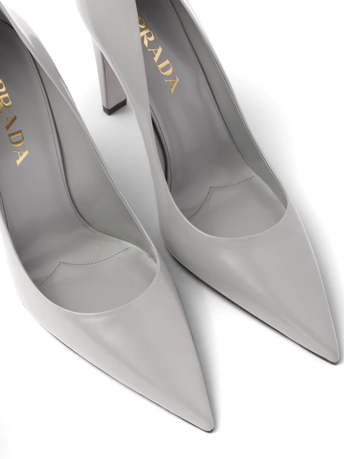 brushed leather pumps