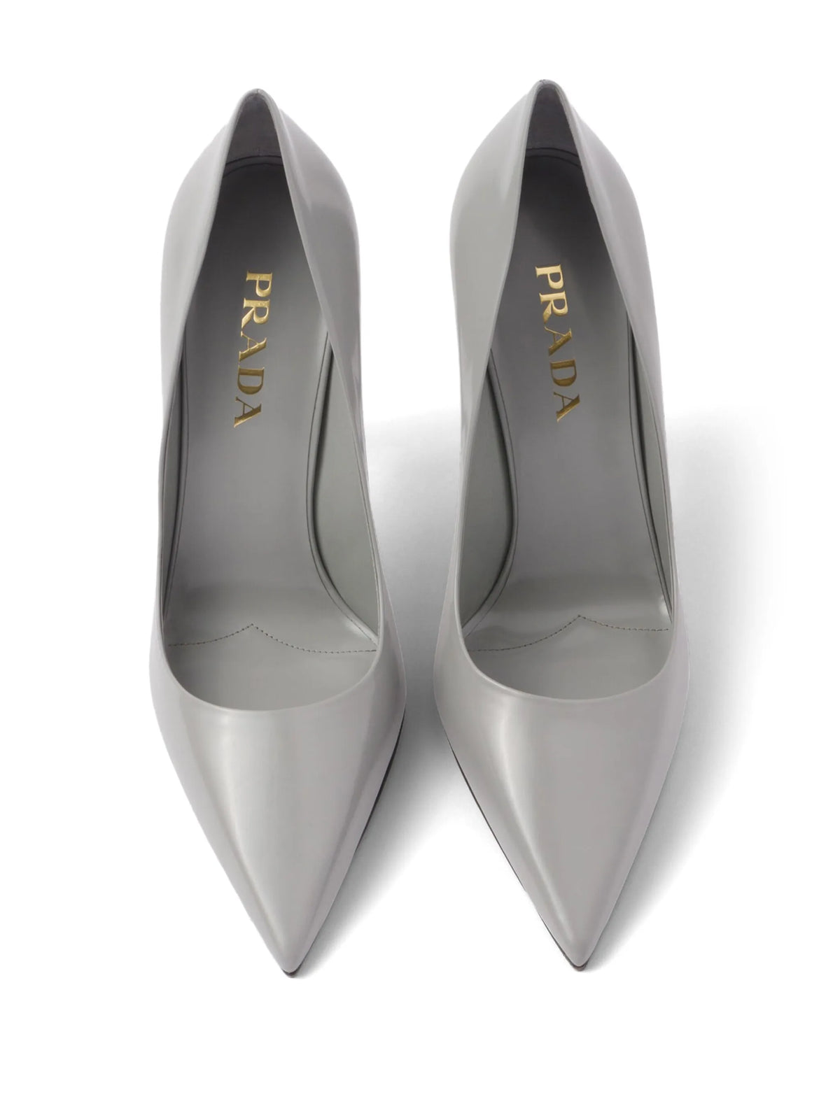 brushed leather pumps