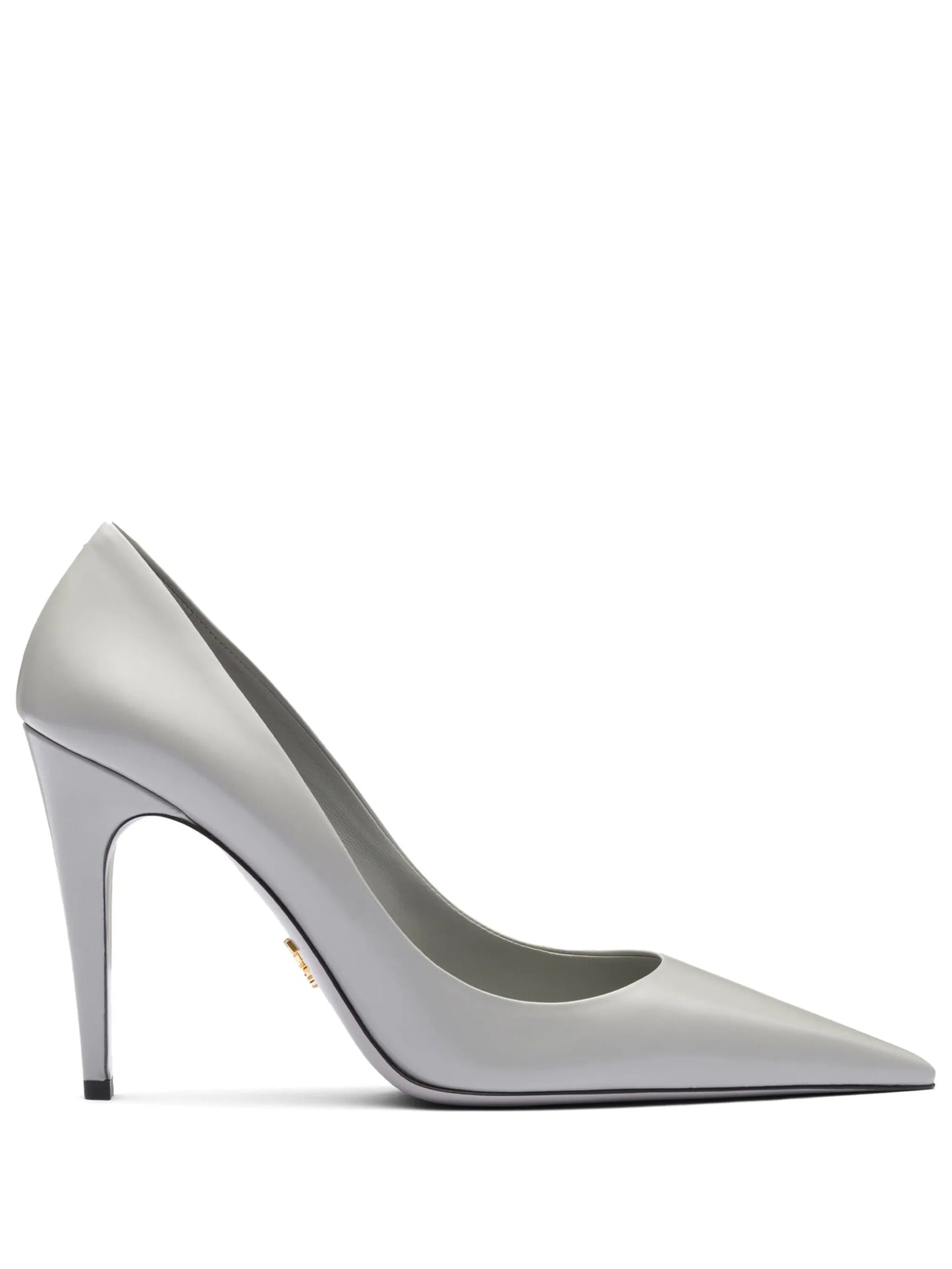brushed leather pumps