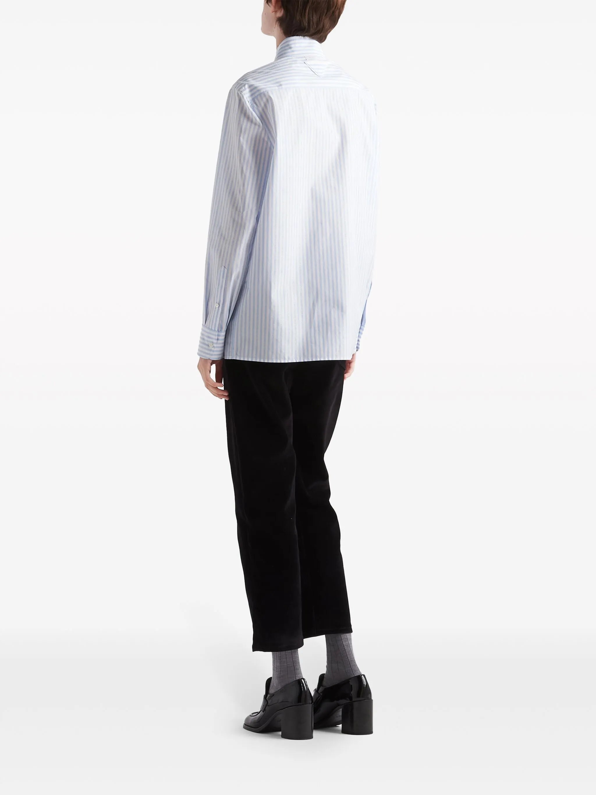 jacquard poplin shirt