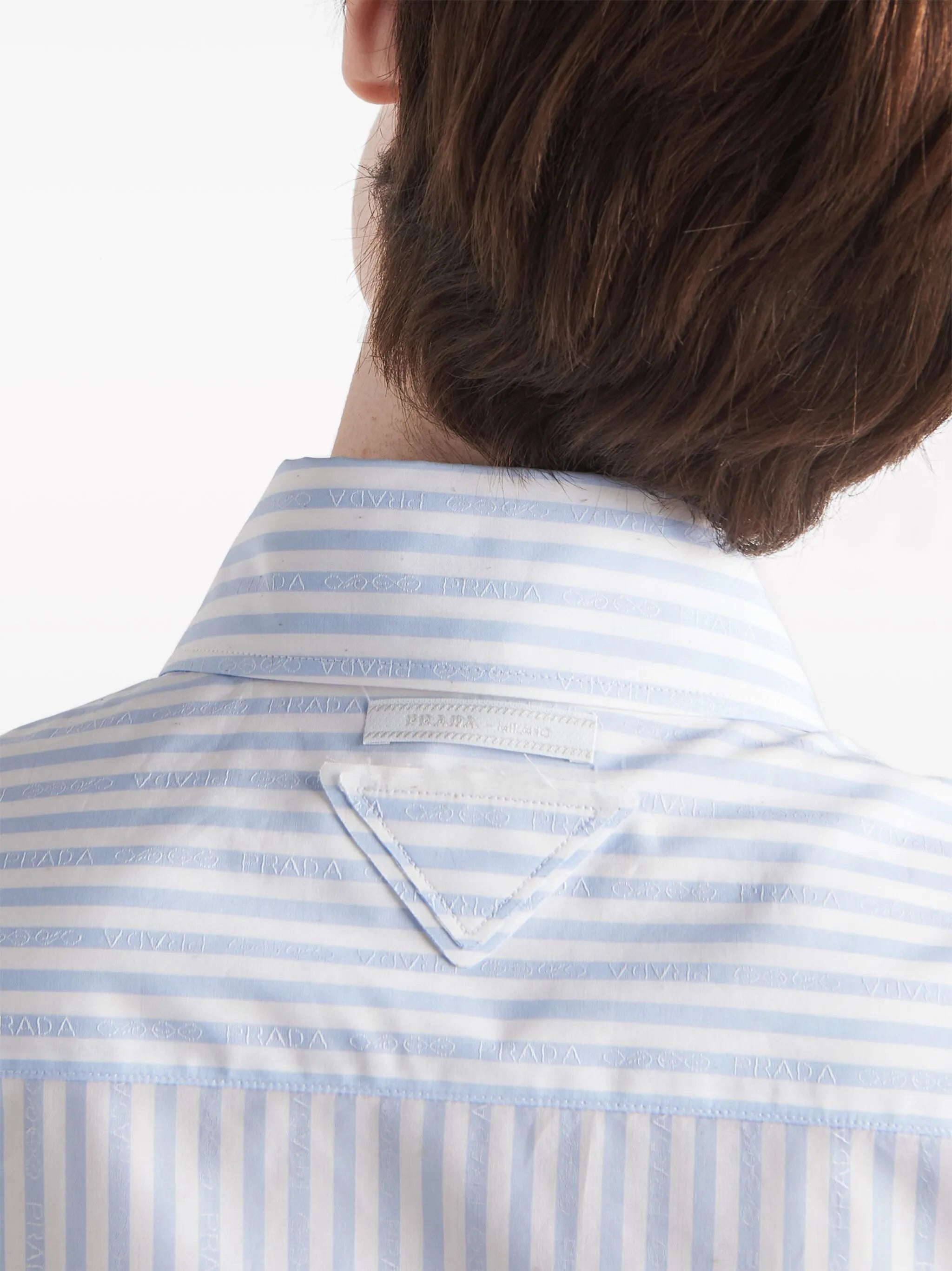 jacquard poplin shirt