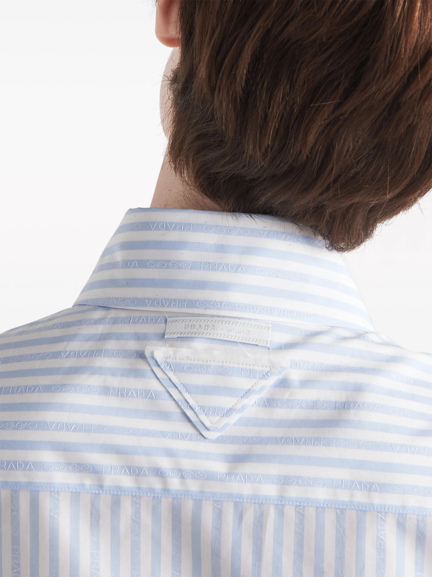 jacquard poplin shirt