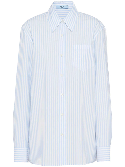jacquard poplin shirt
