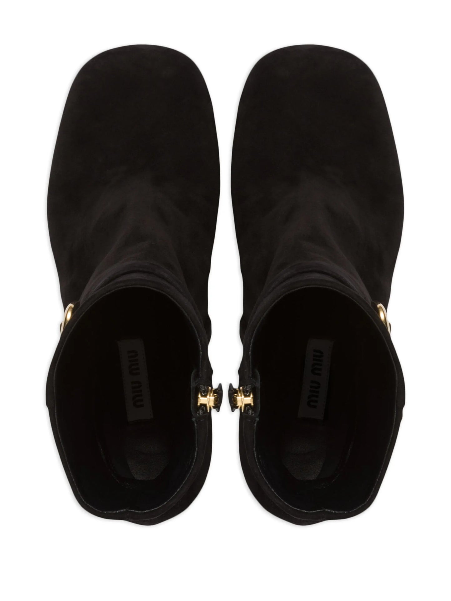 110mm platform suede boots
