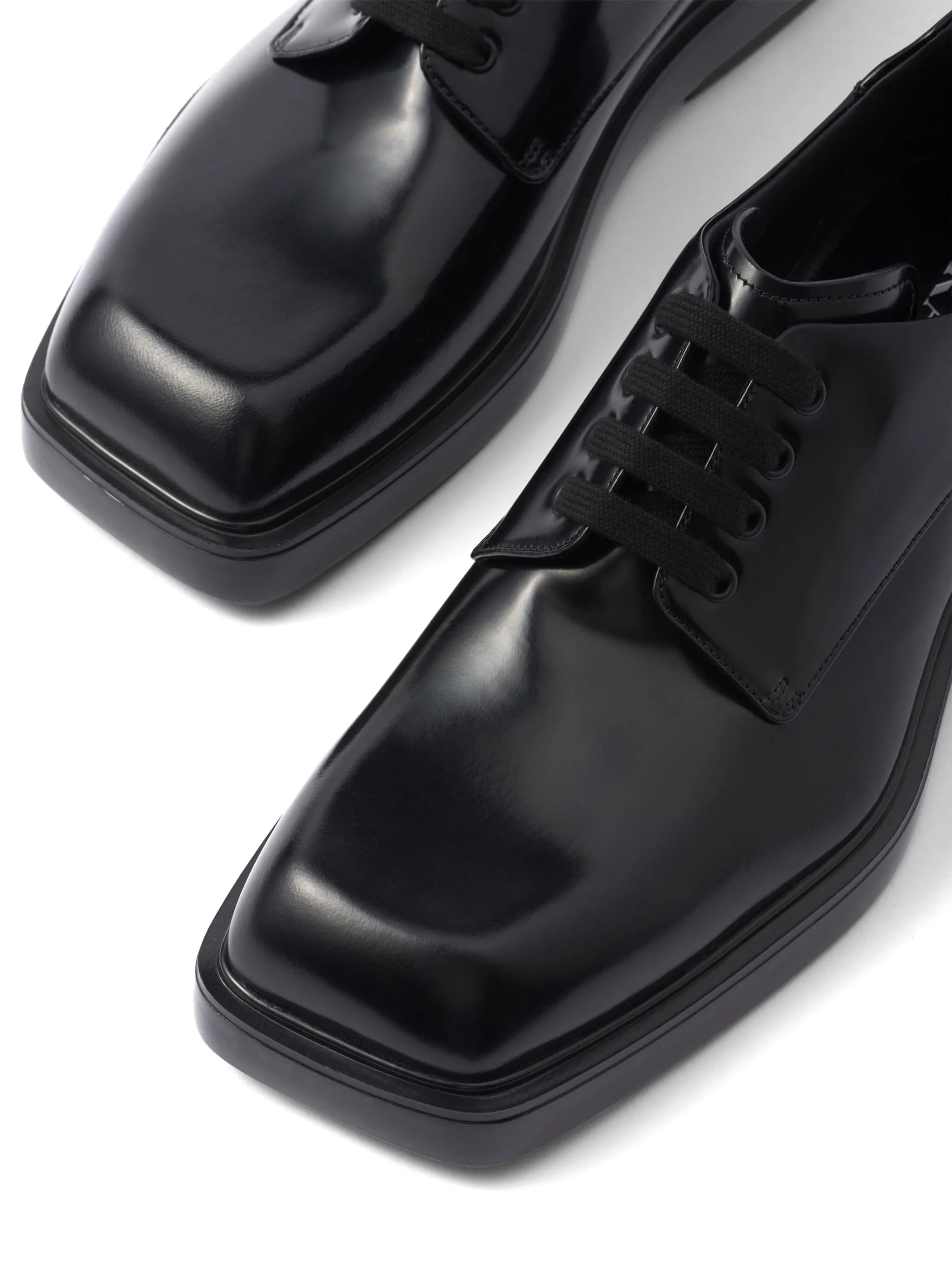 Fender leather Derby shoes