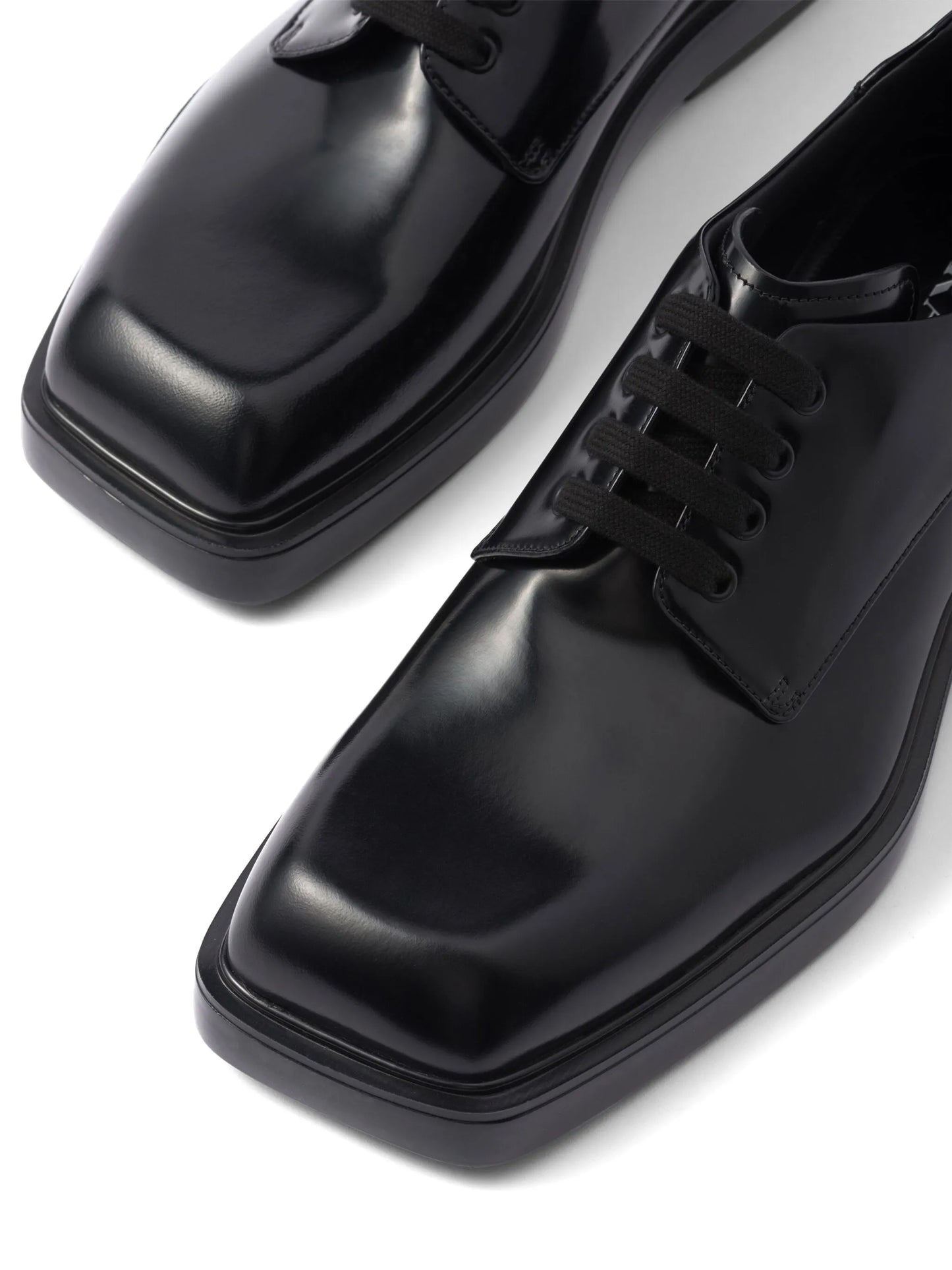 Fender leather Derby shoes