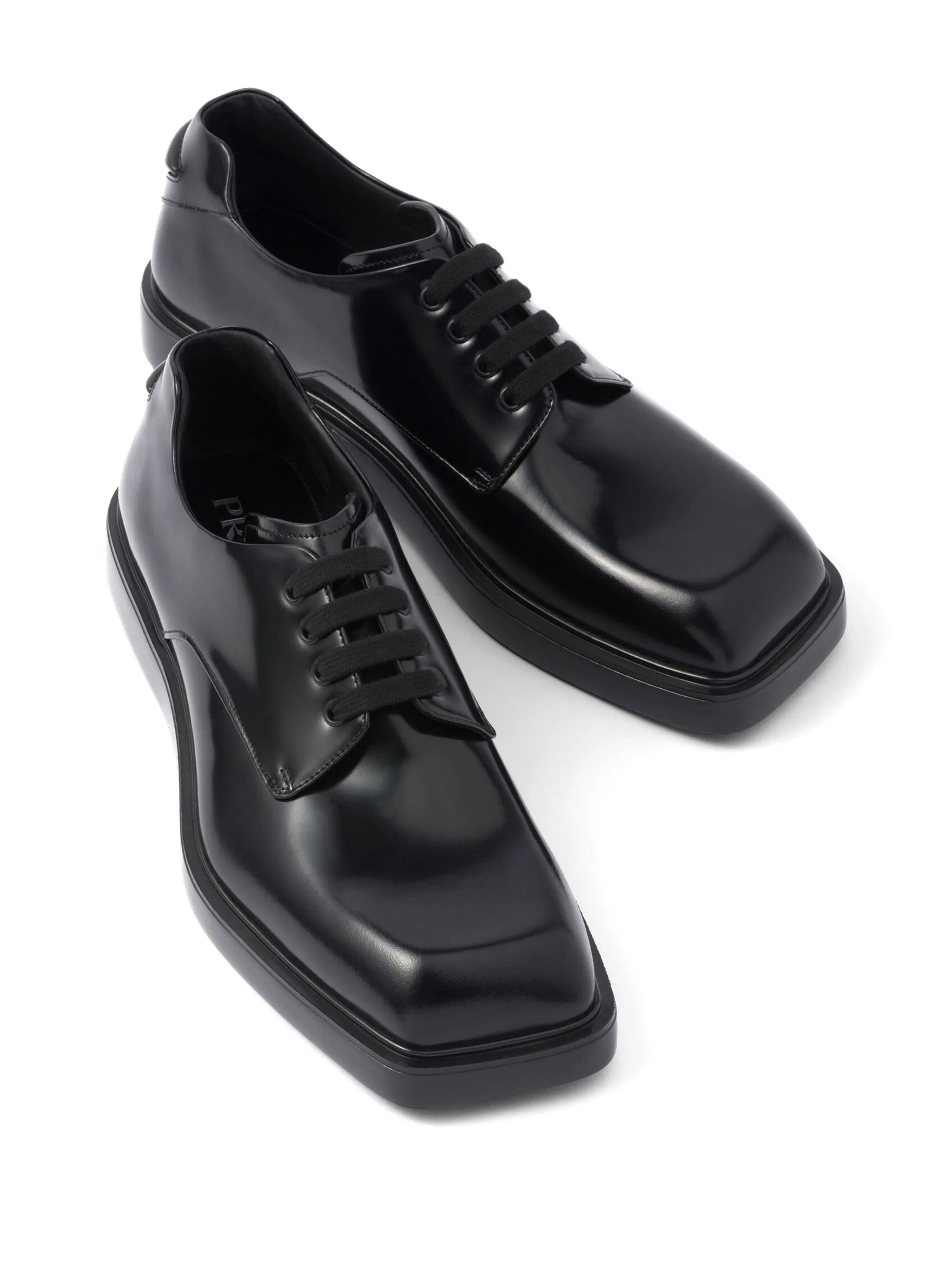 Fender leather Derby shoes
