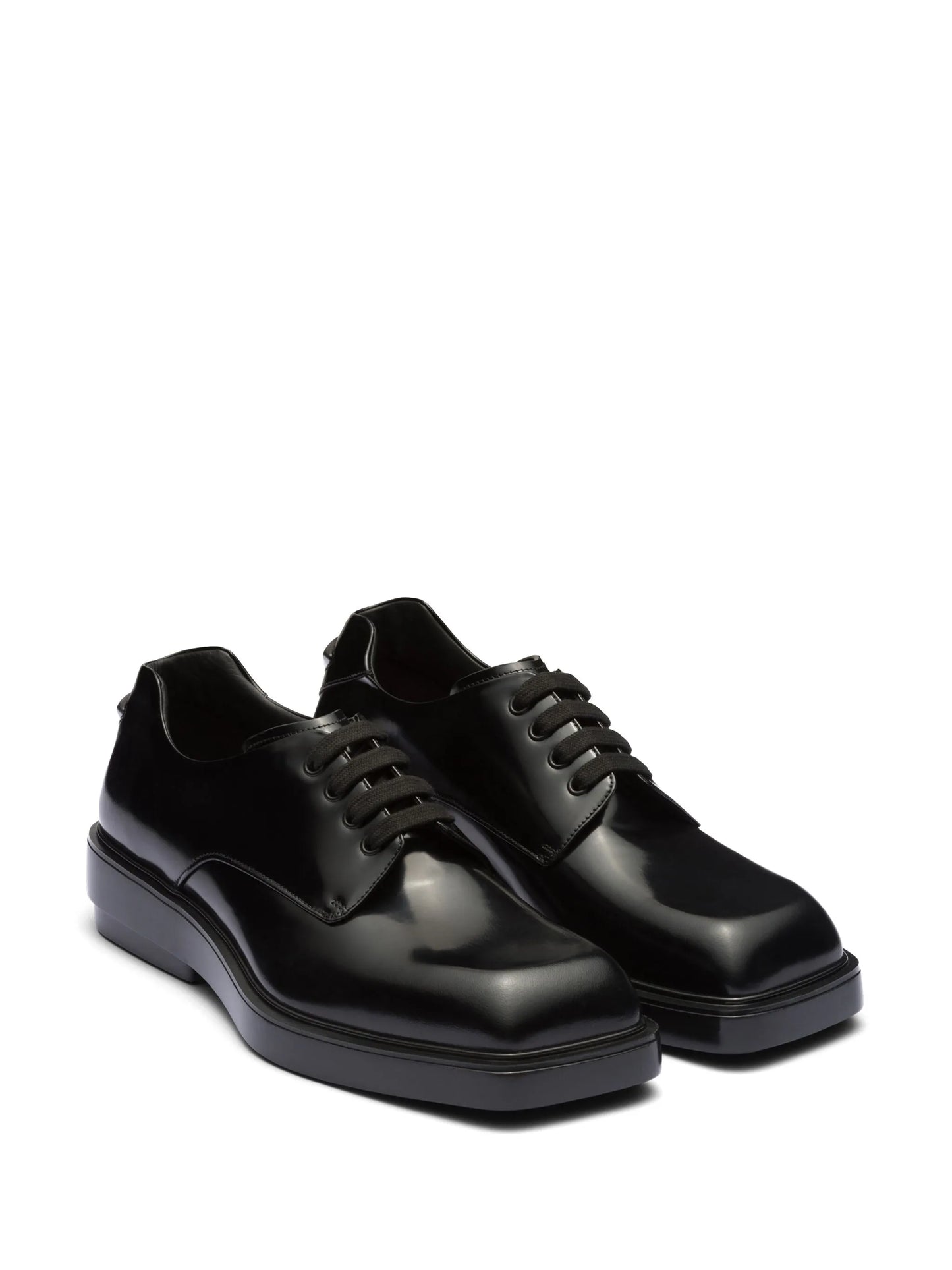Fender leather Derby shoes
