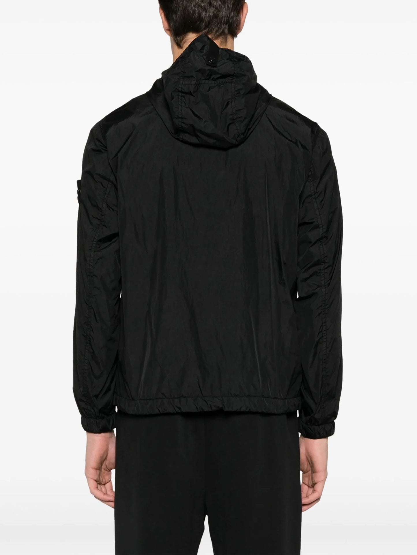 Compass-badge lightweight jacket