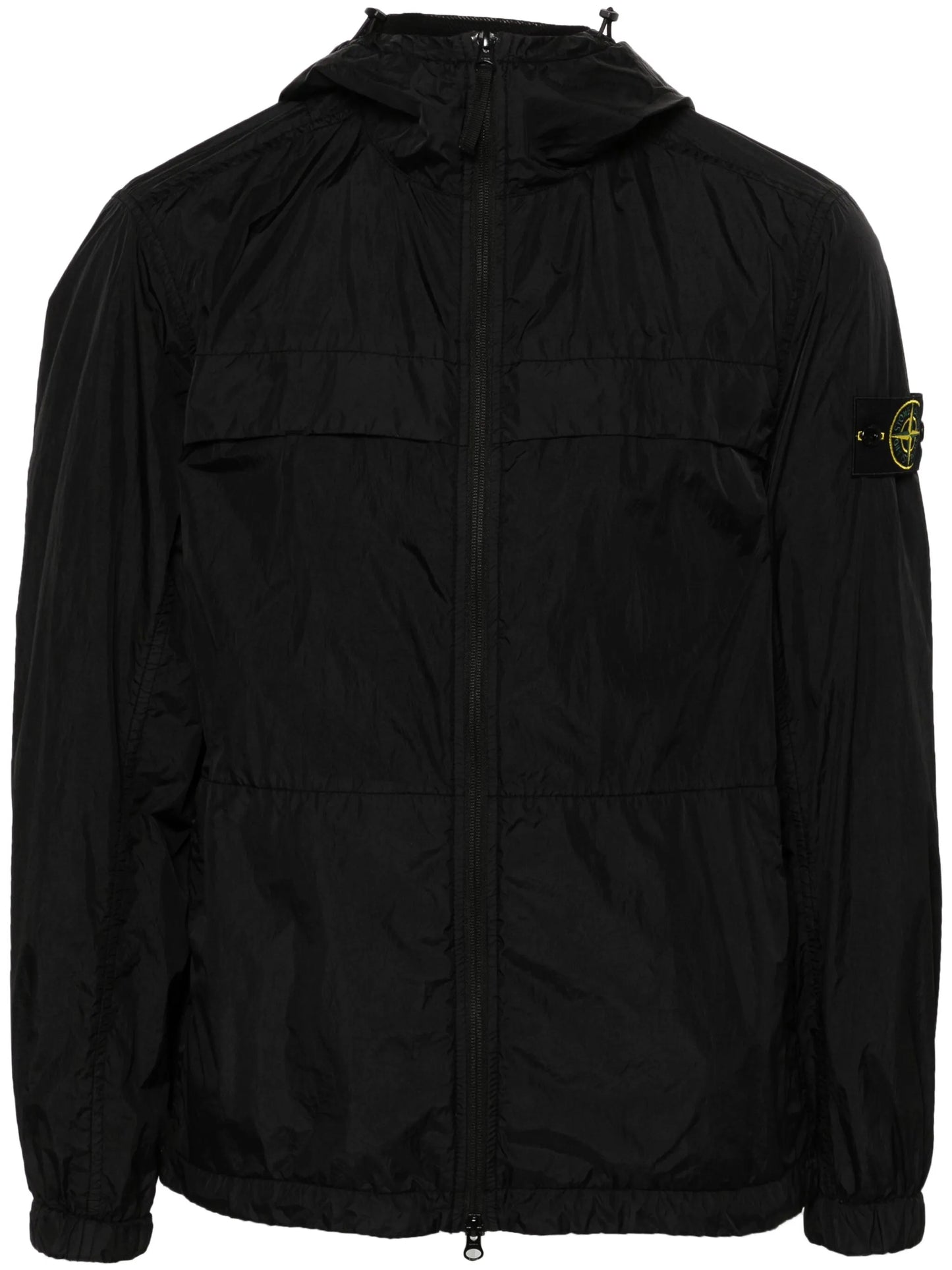 Compass-badge lightweight jacket
