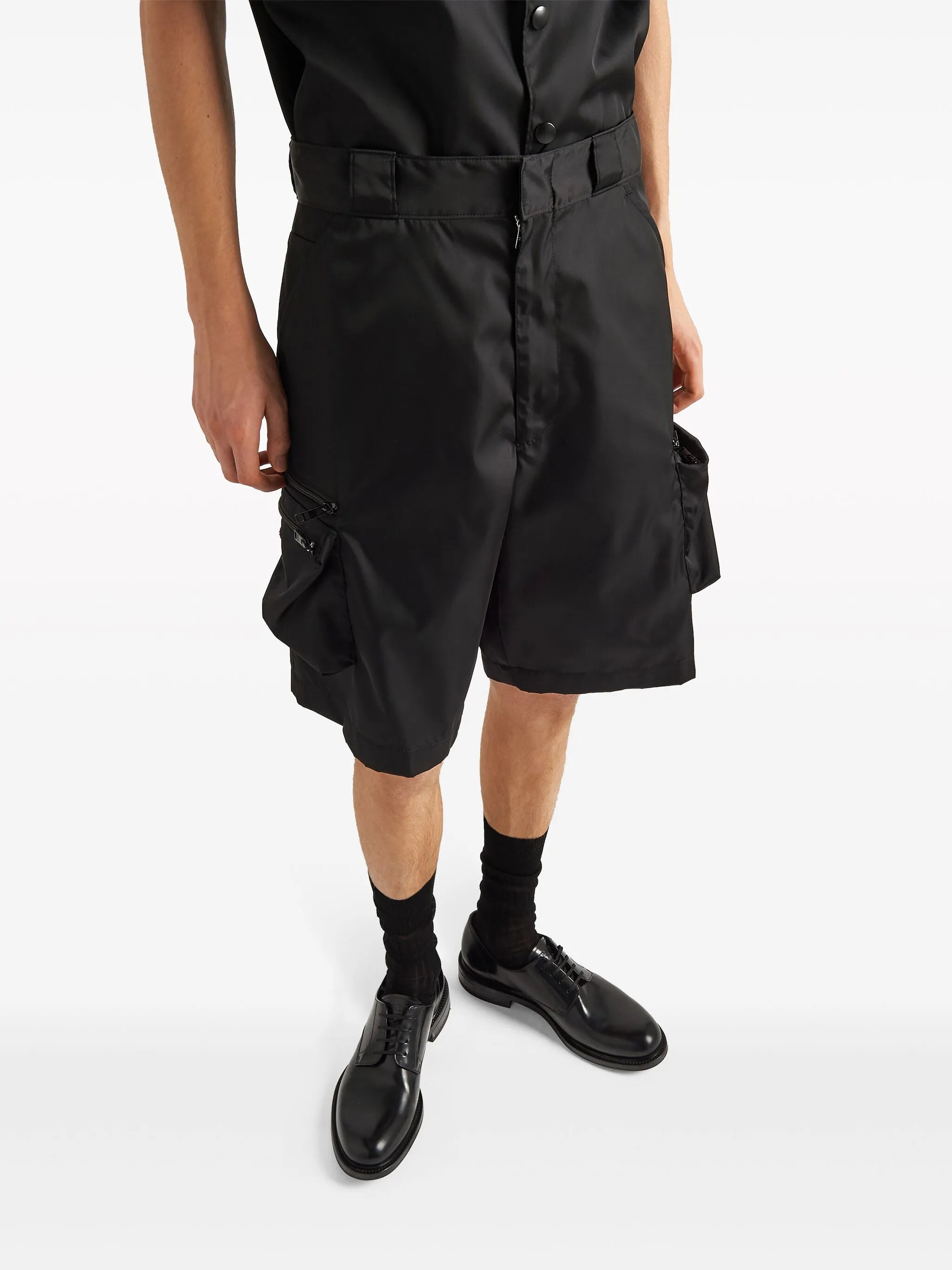 Re-Nylon bermuda shorts