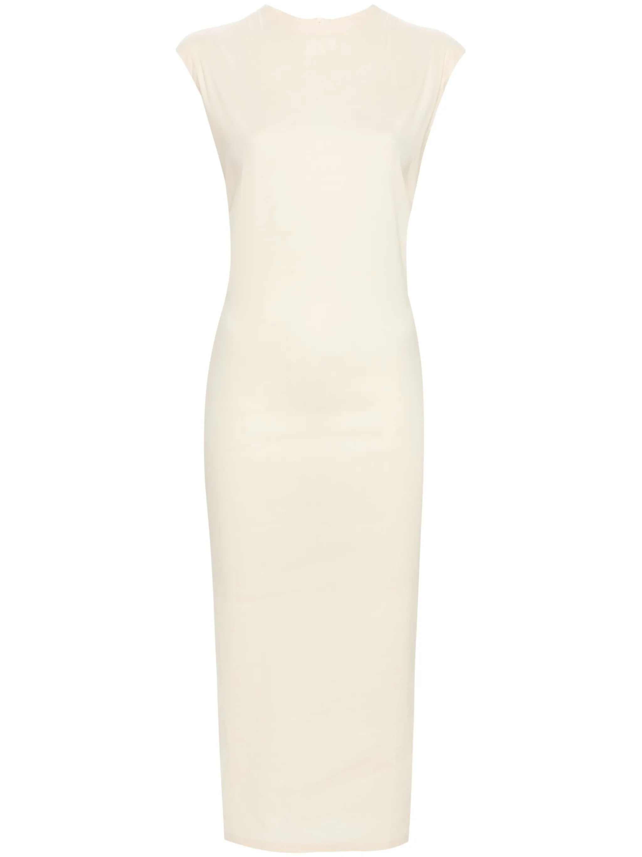 Membrane textured midi dress