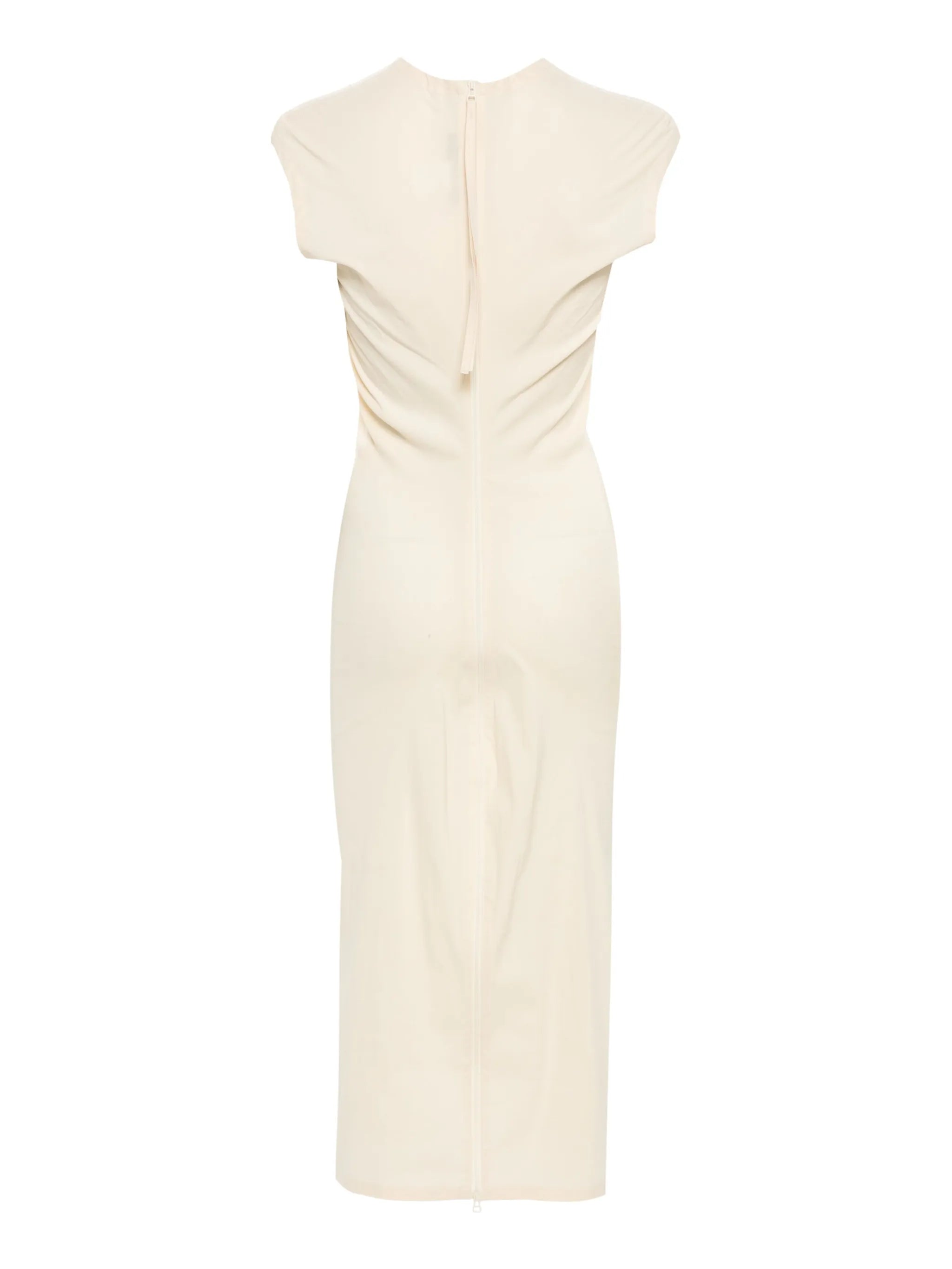 Membrane textured midi dress