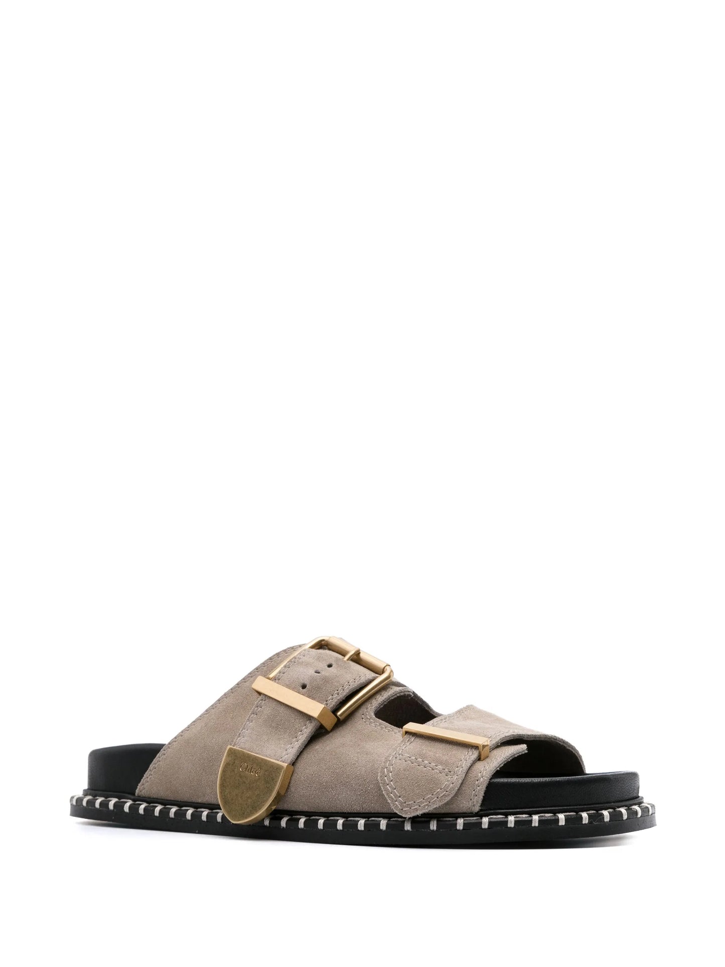 Rebecca suede slides