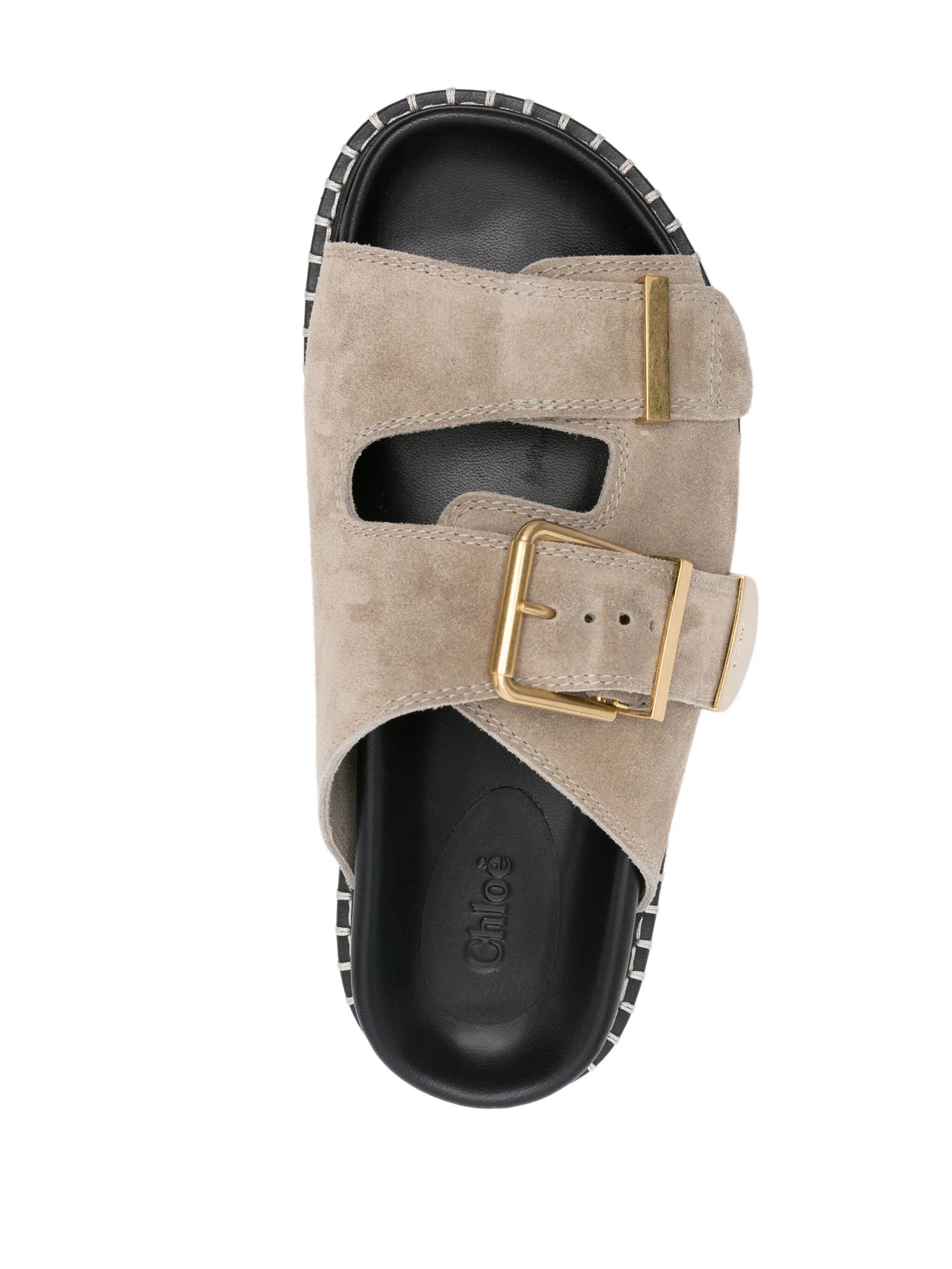Rebecca suede slides