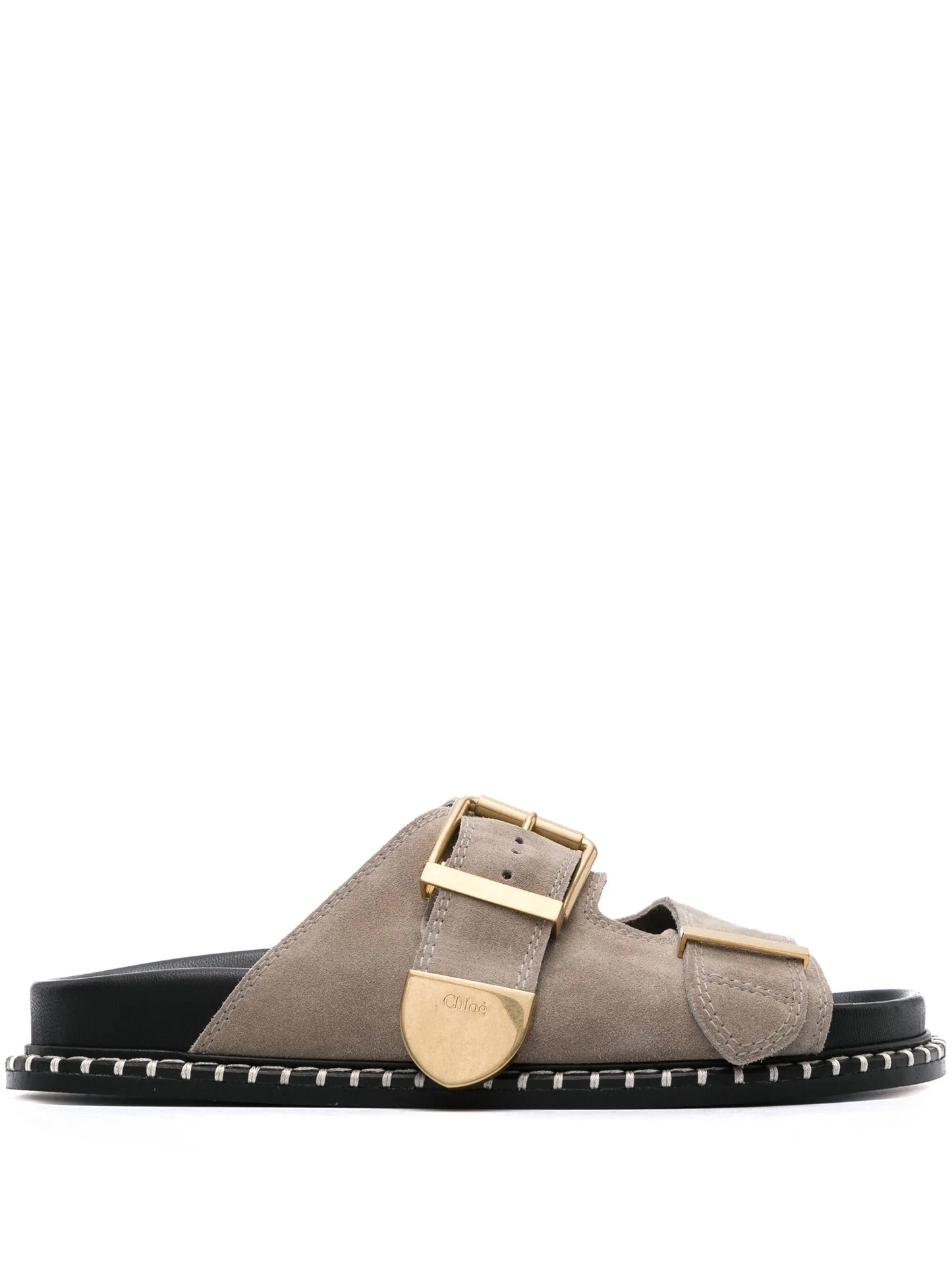 Rebecca suede slides