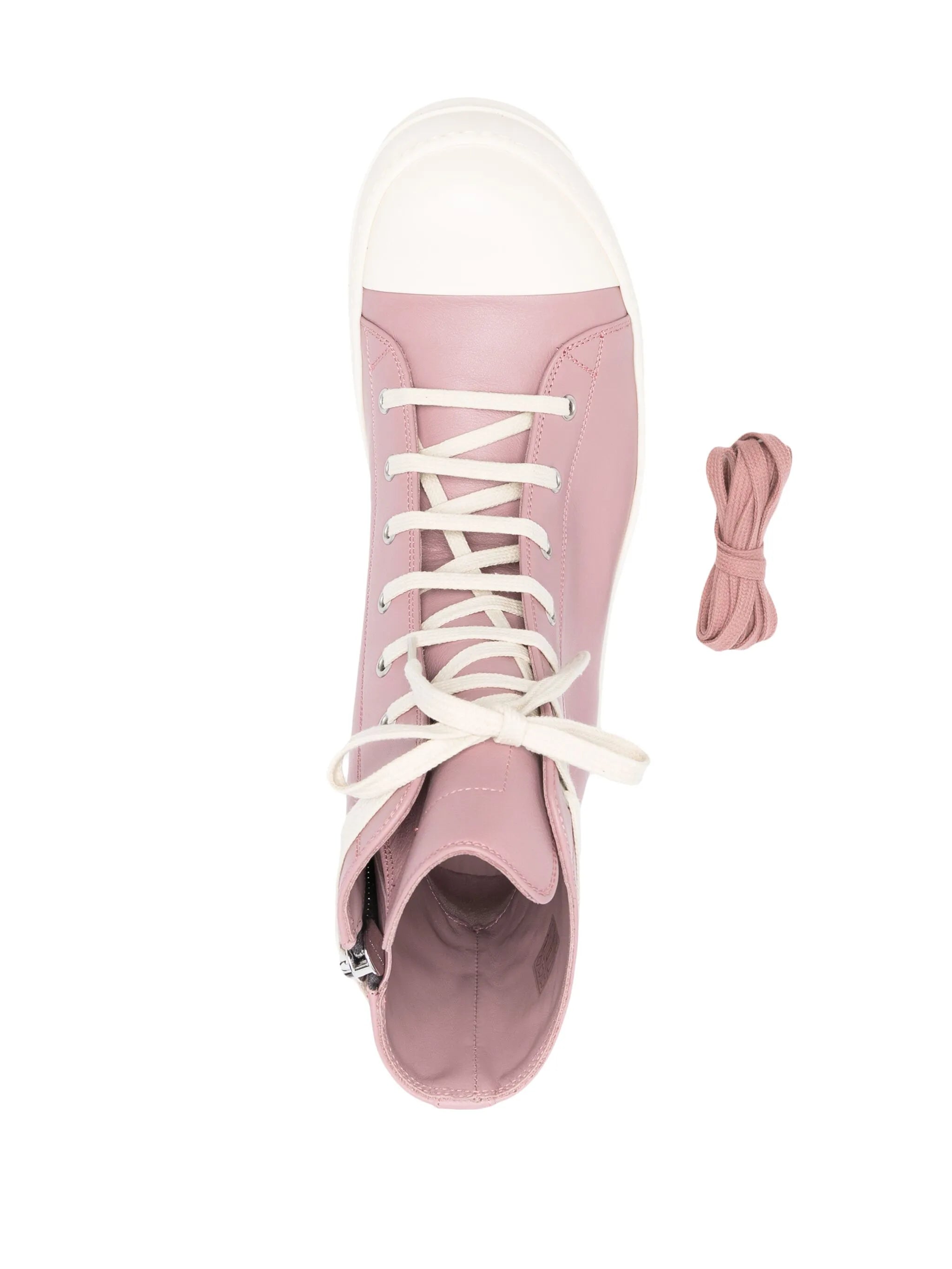 high-top leather sneakers