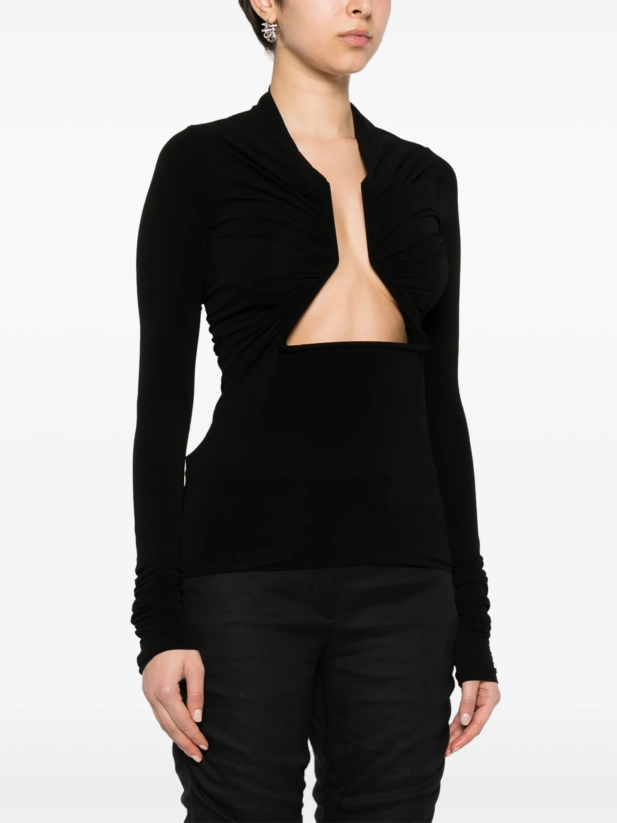 Prong cut-out top