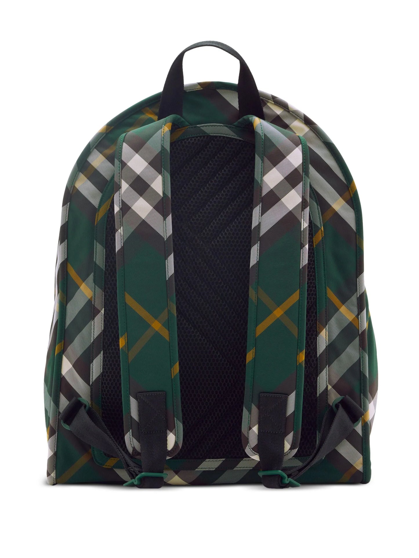 Shield checkered woven backpack