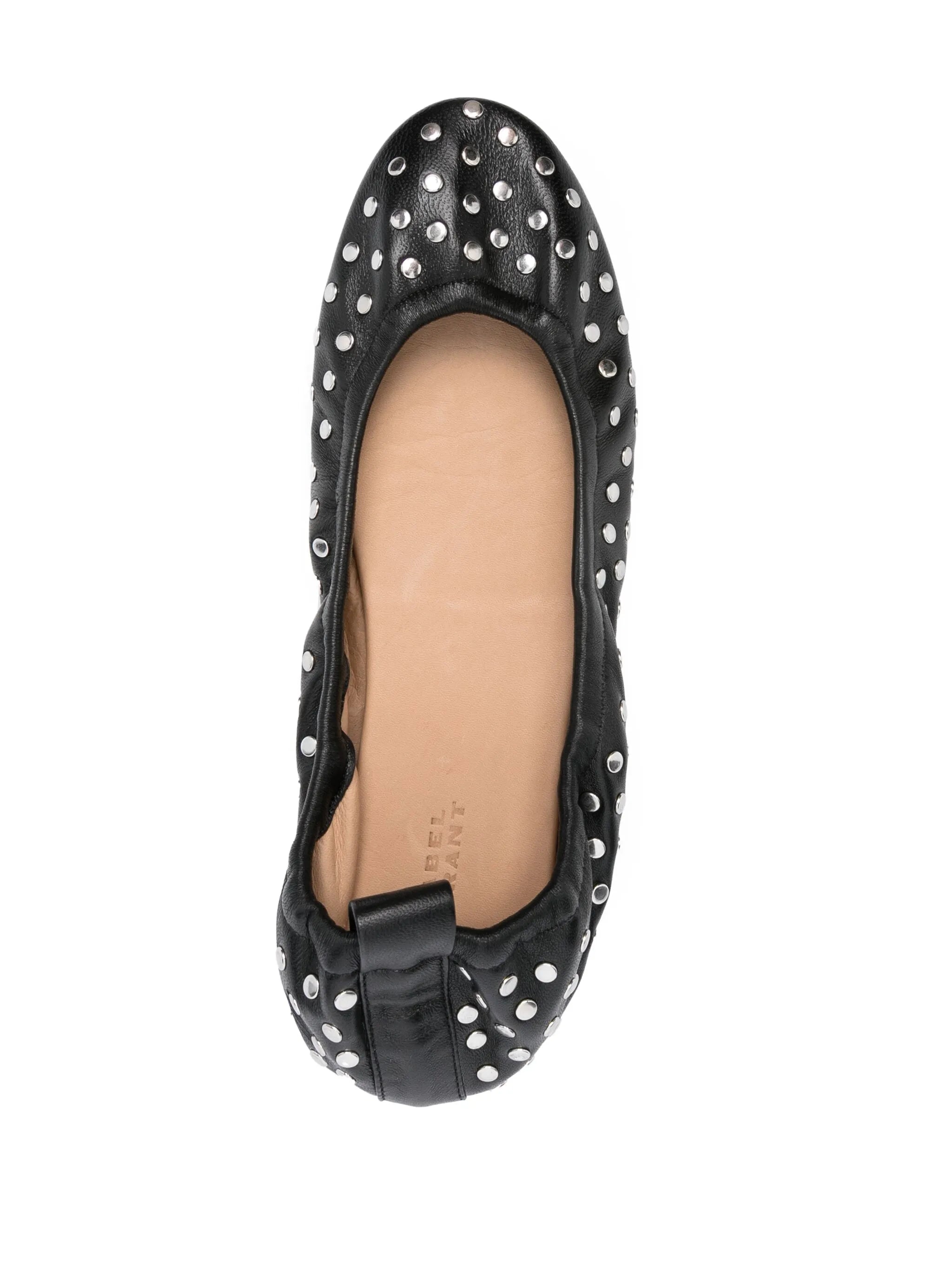 Belna studded ballerina shoes