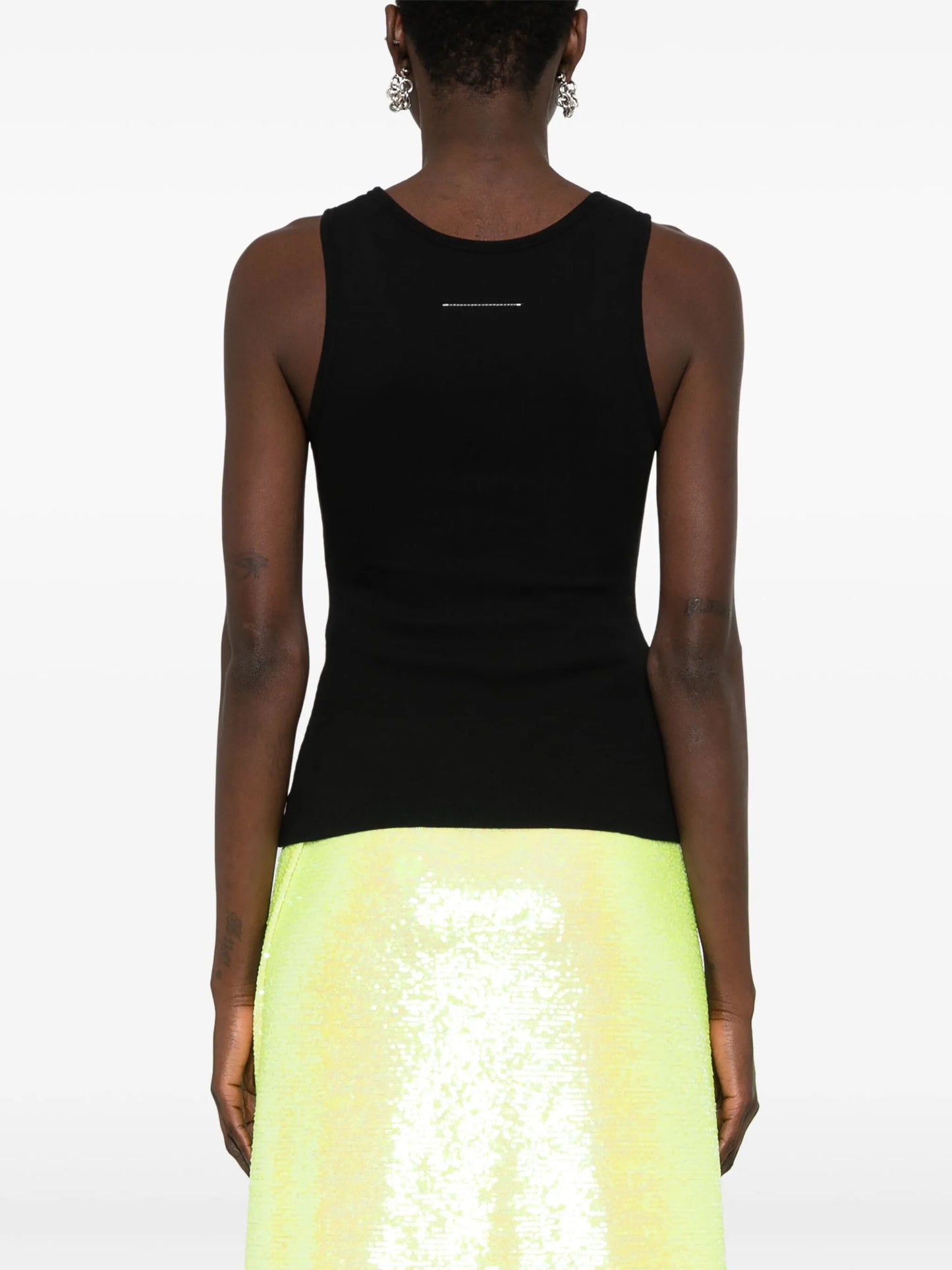 single stitch-logo top