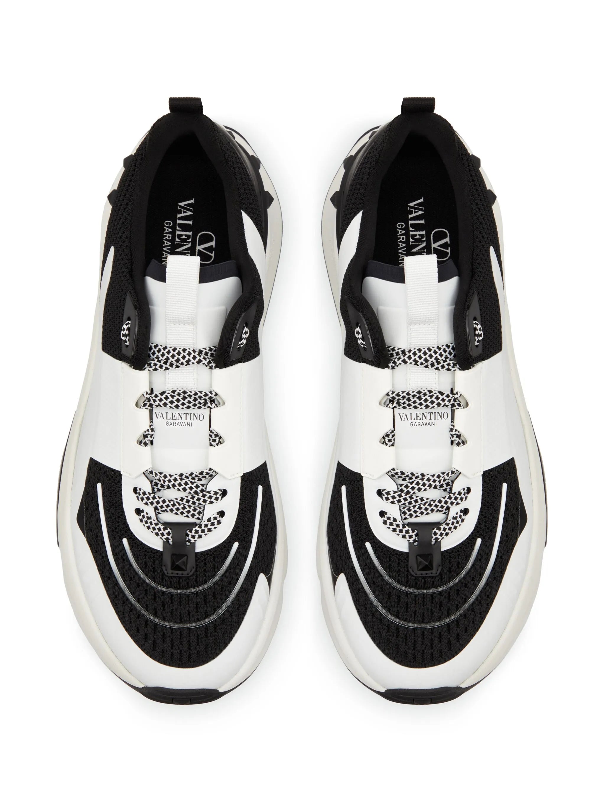 True Act studded panel sneakers