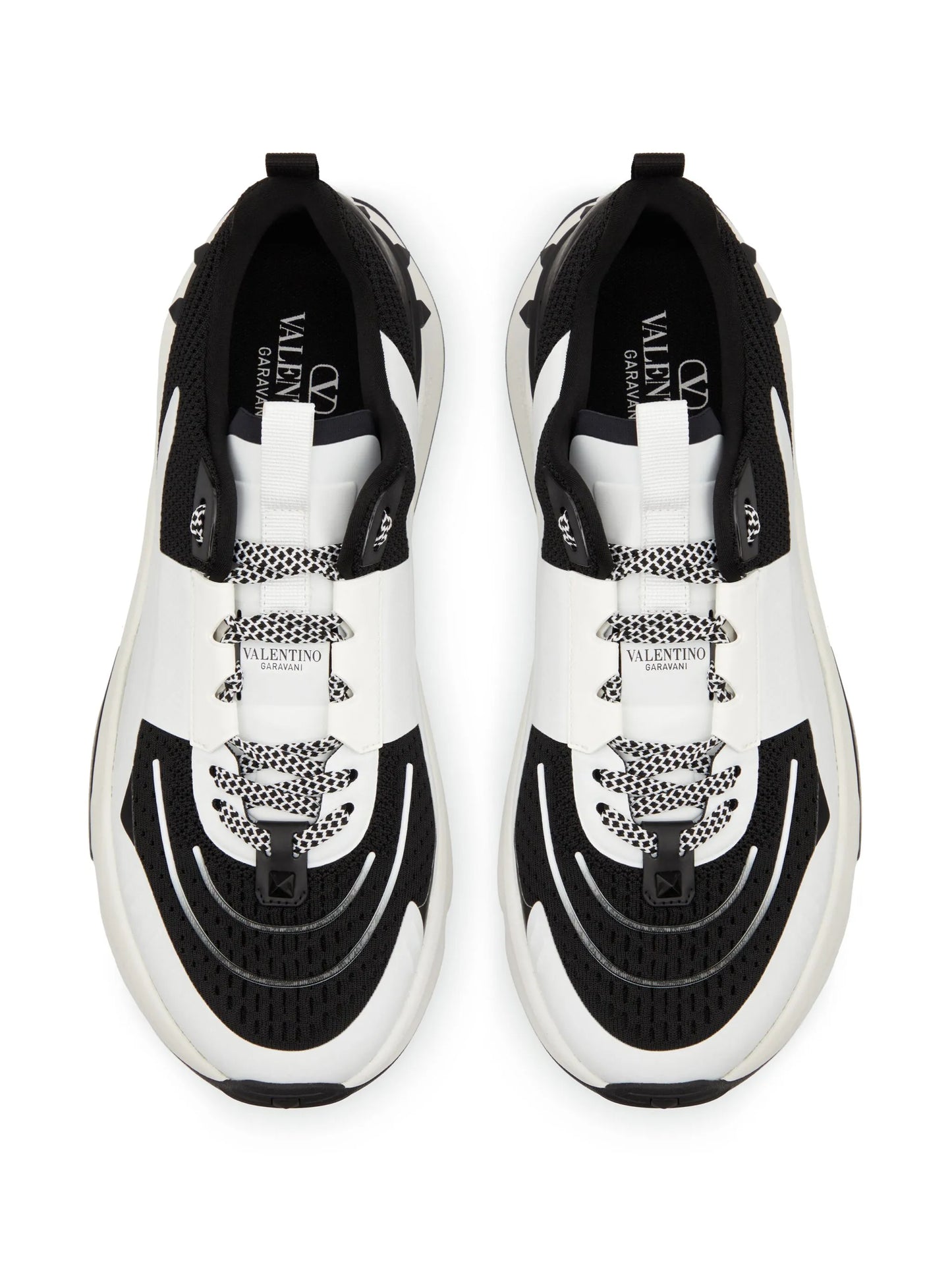 True Act studded panel sneakers