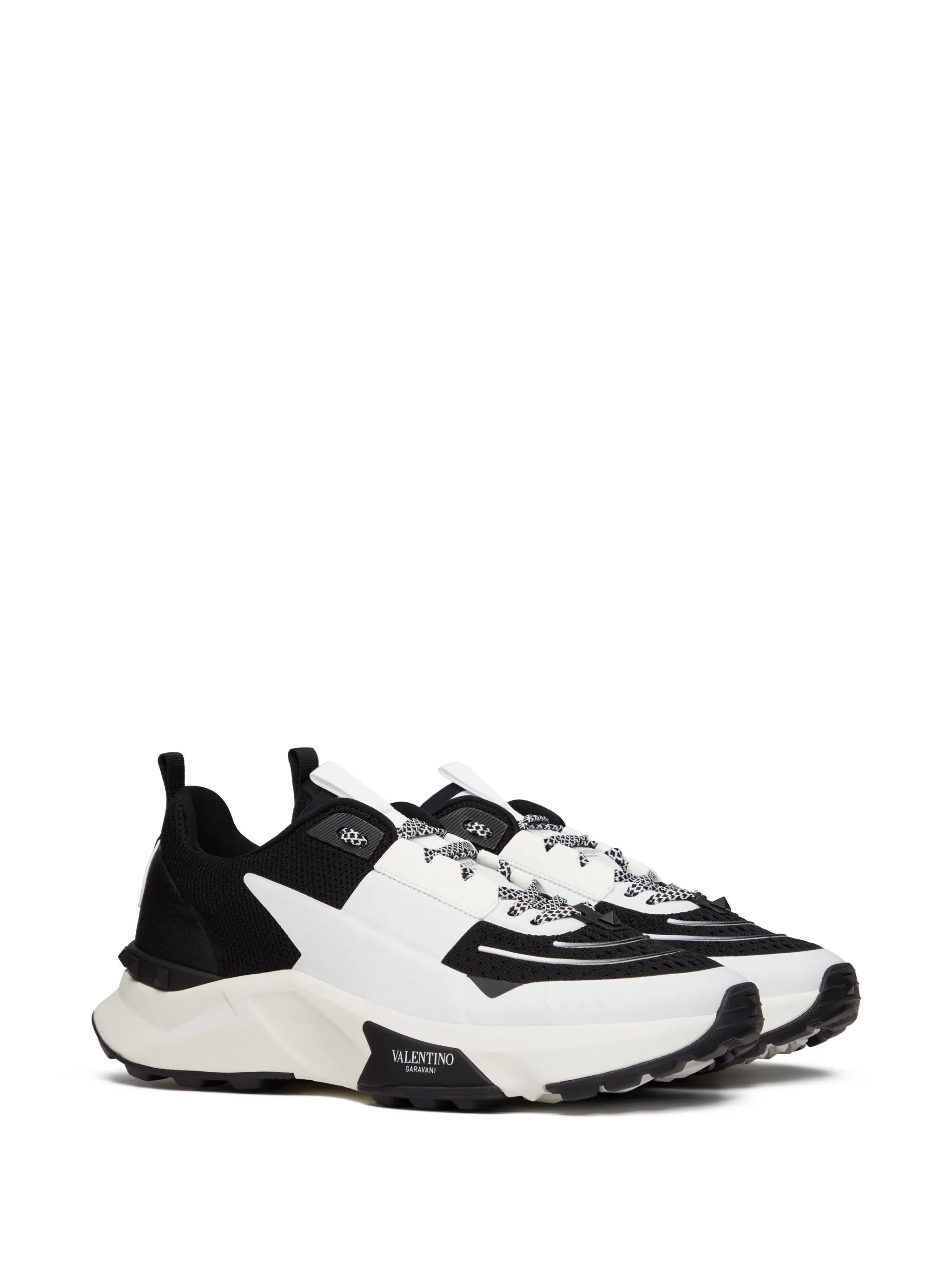 True Act studded panel sneakers