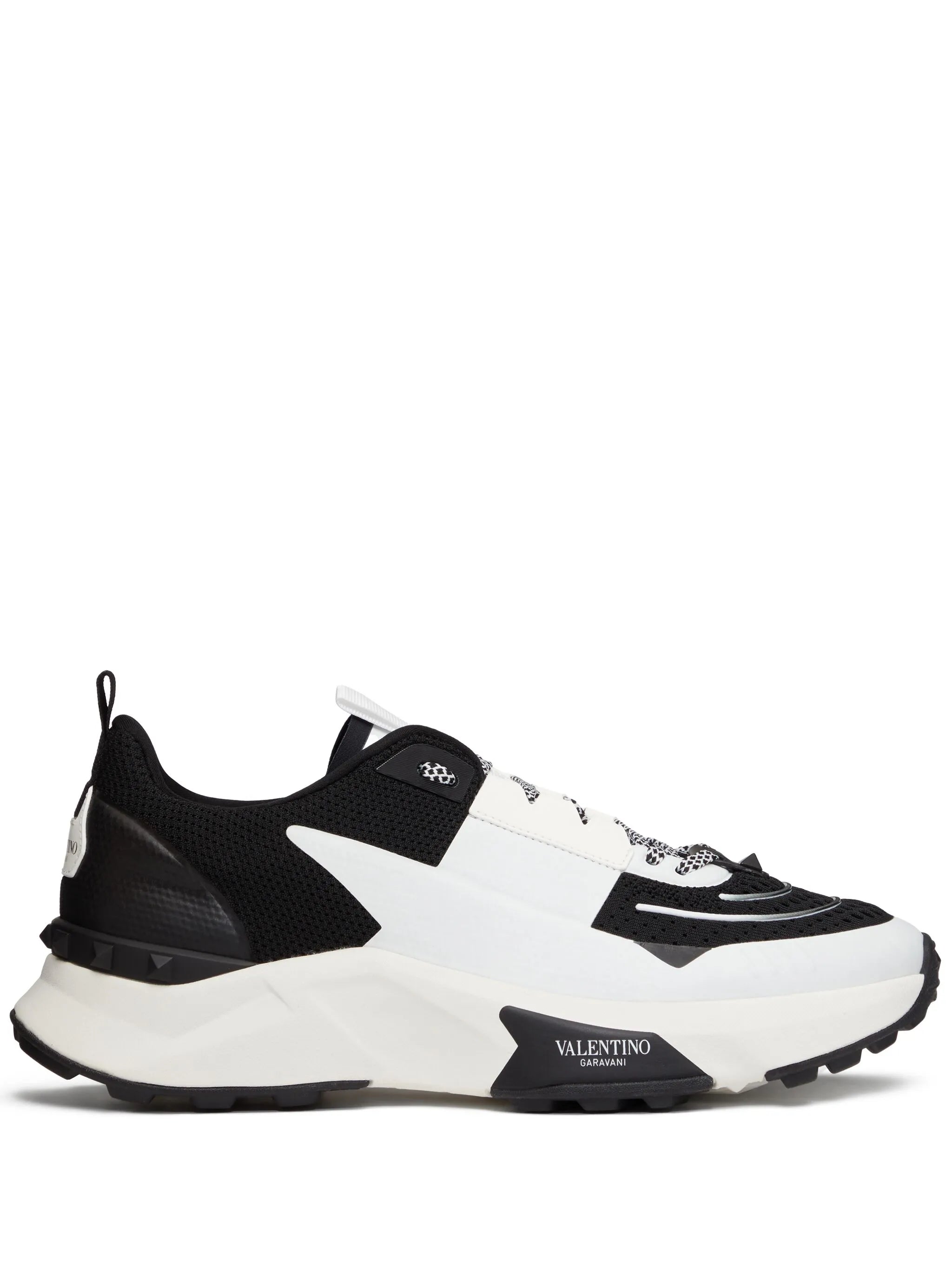 True Act studded panel sneakers