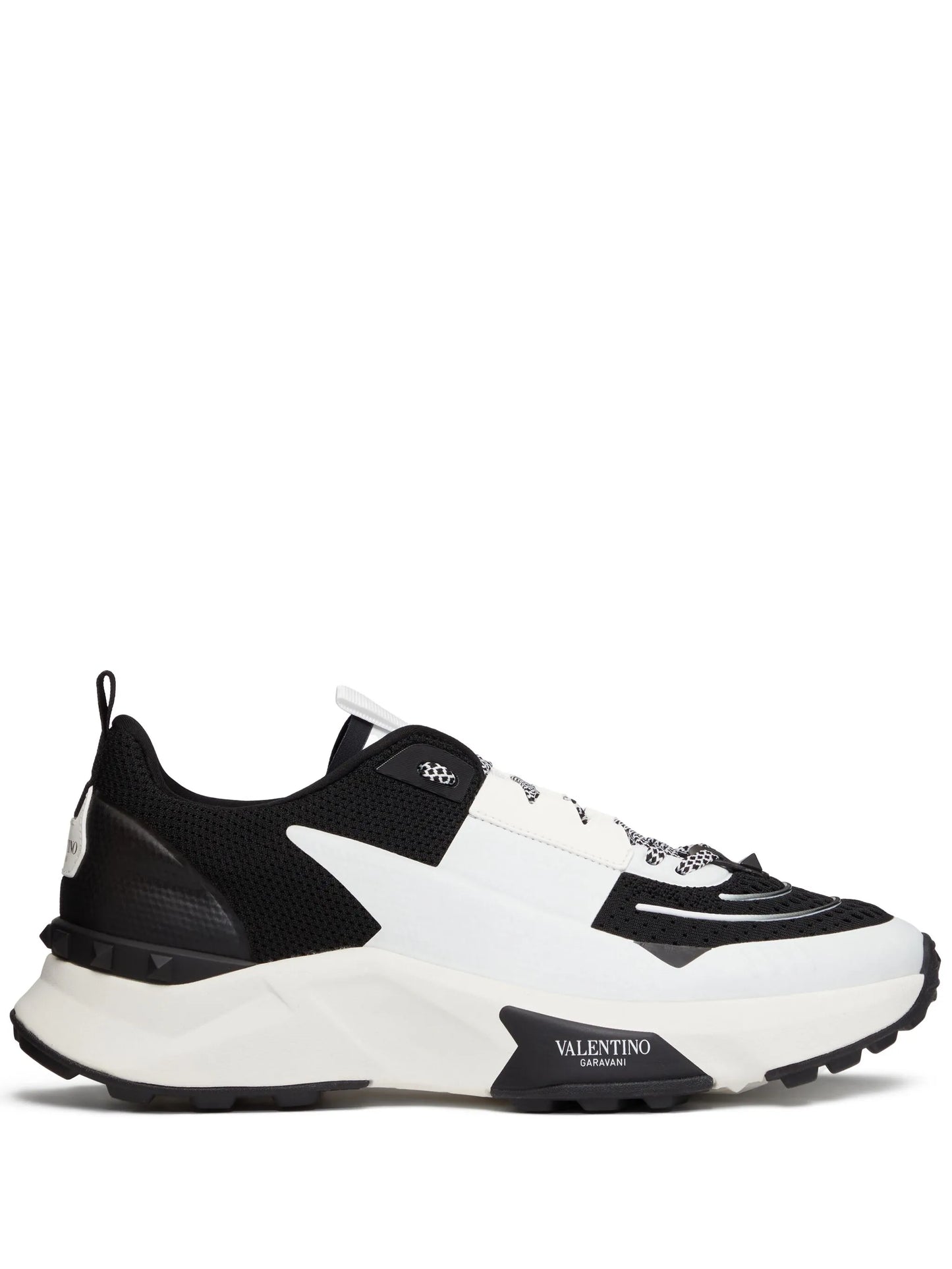 True Act studded panel sneakers