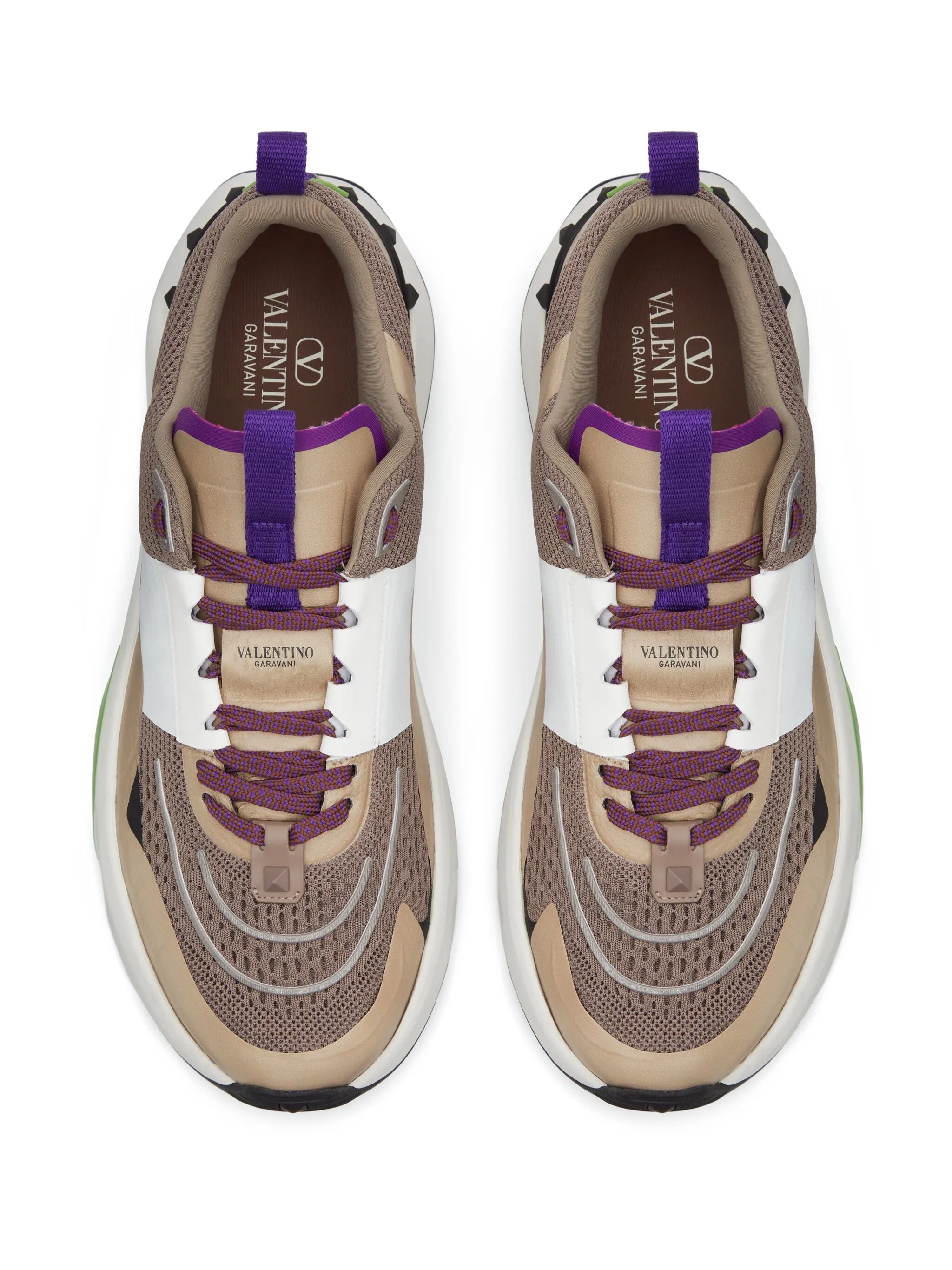 True Act panelled sneakers