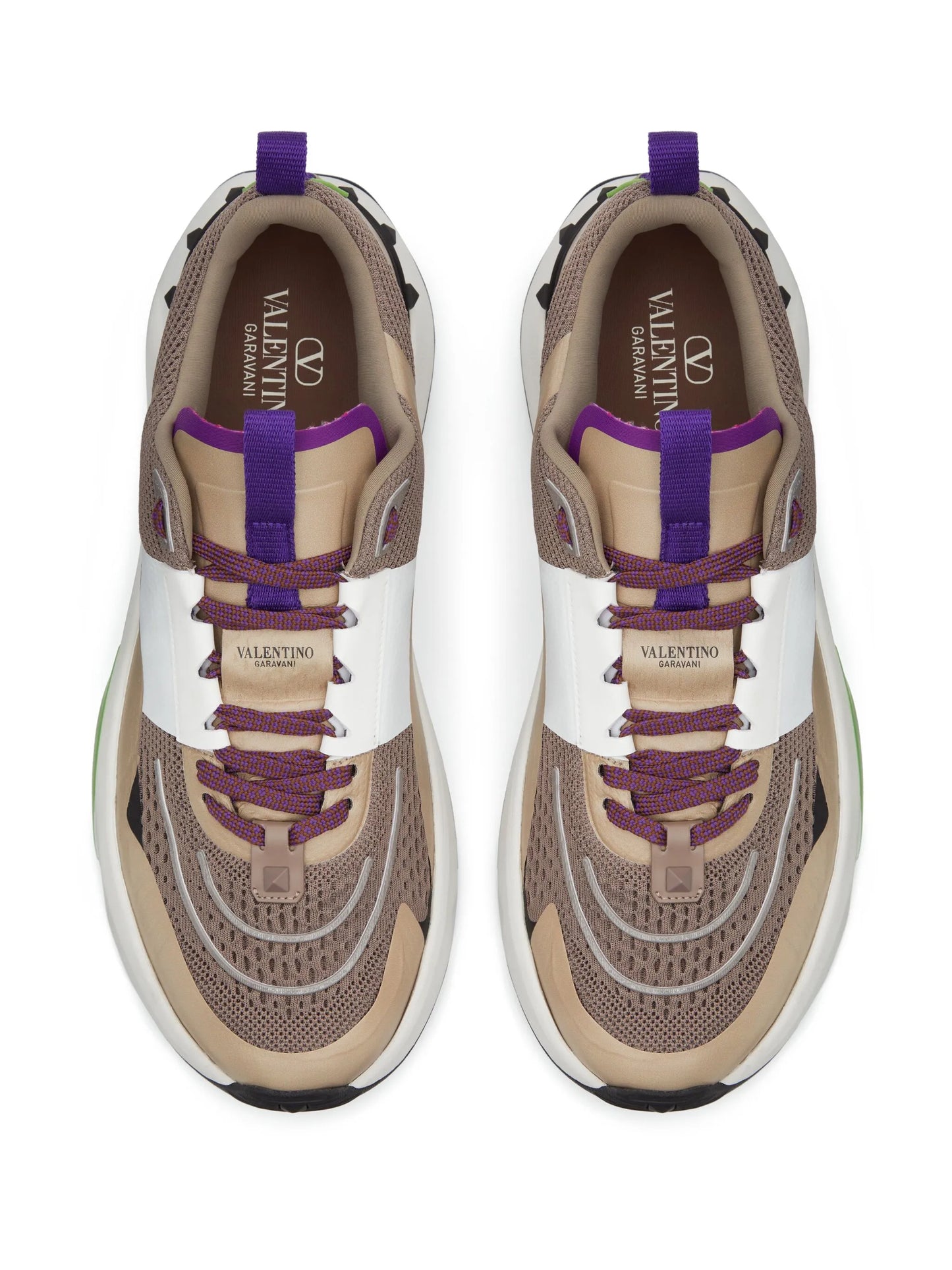 True Act panelled sneakers